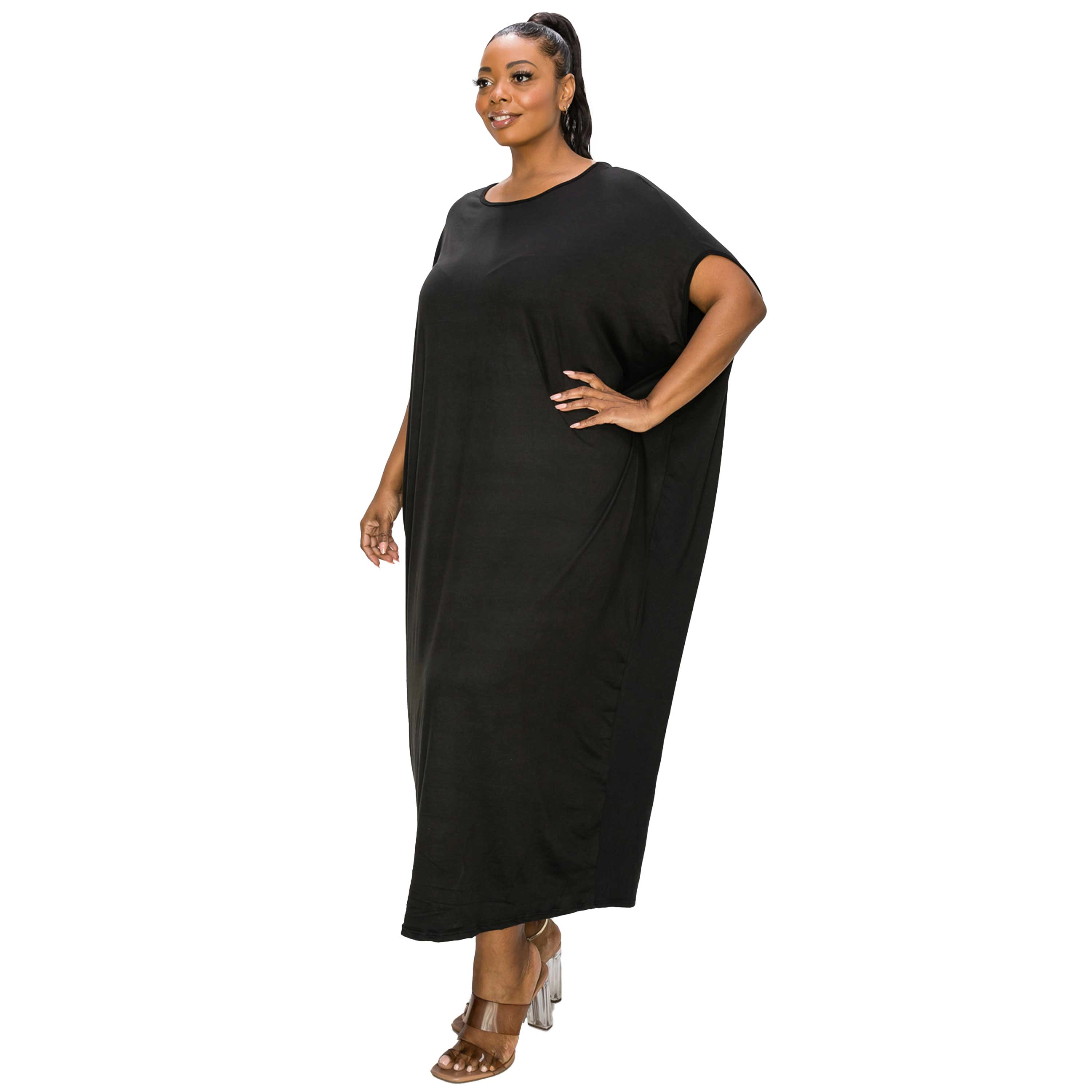 L I V D Women's Plus Sasha Kaftan Dress