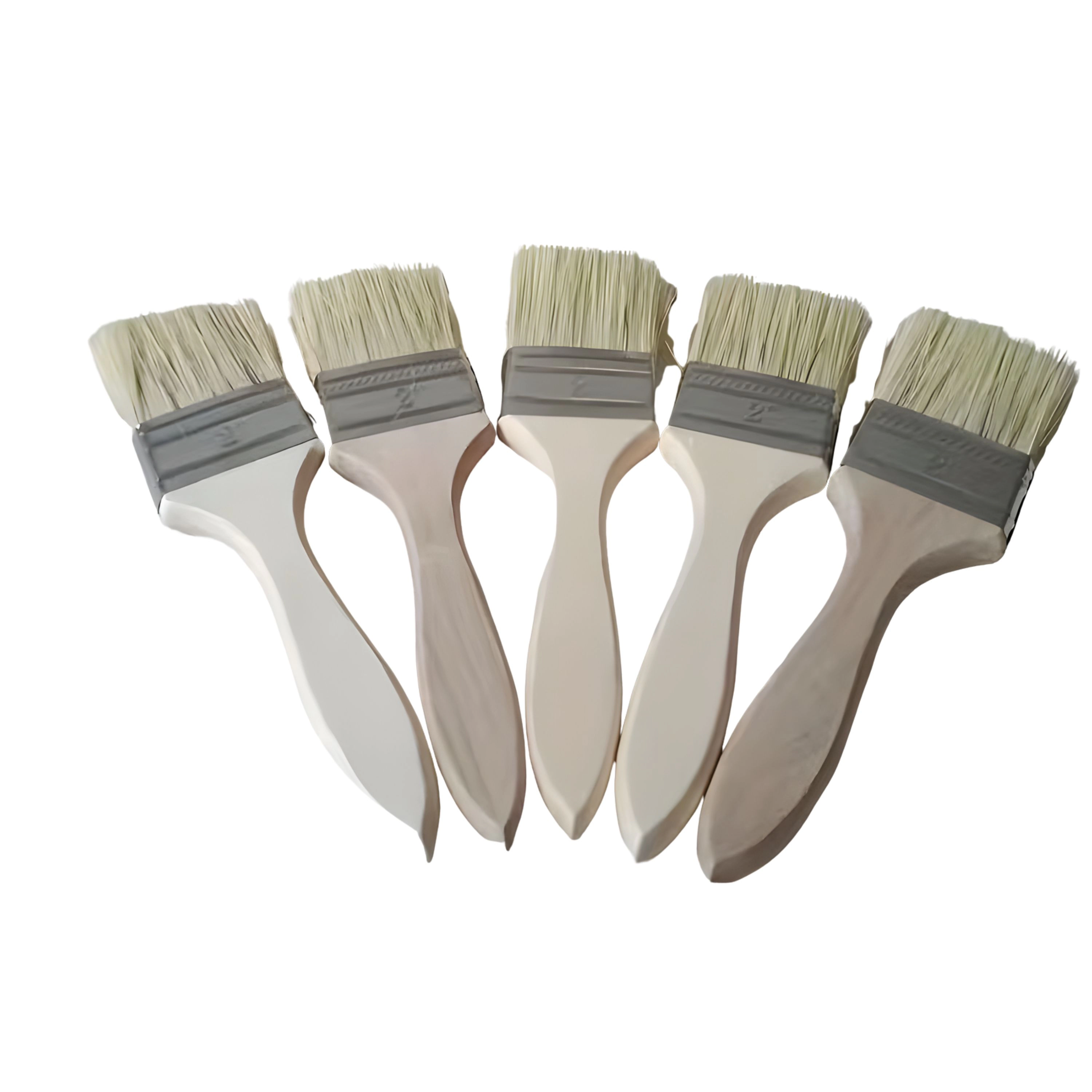Kitcheniva 5 Pack Paint Brush With Wooden Handle