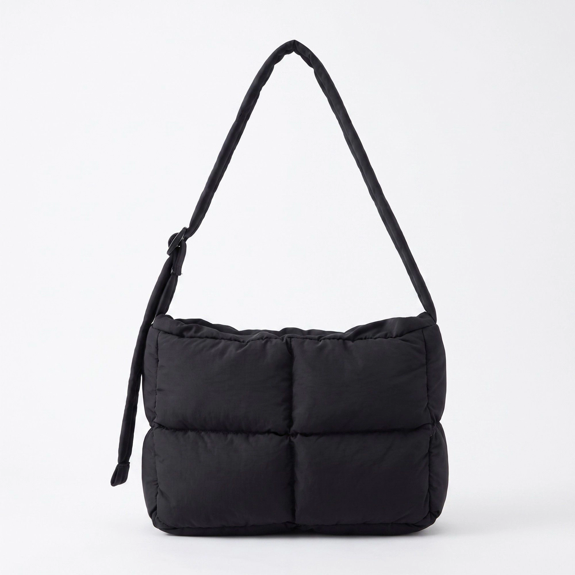 Alilang Women's Grid Quilt Padded Rectangular Crossbody Bag with Adjustable Slim Shoulder Strap 9.8x7.9x3.5