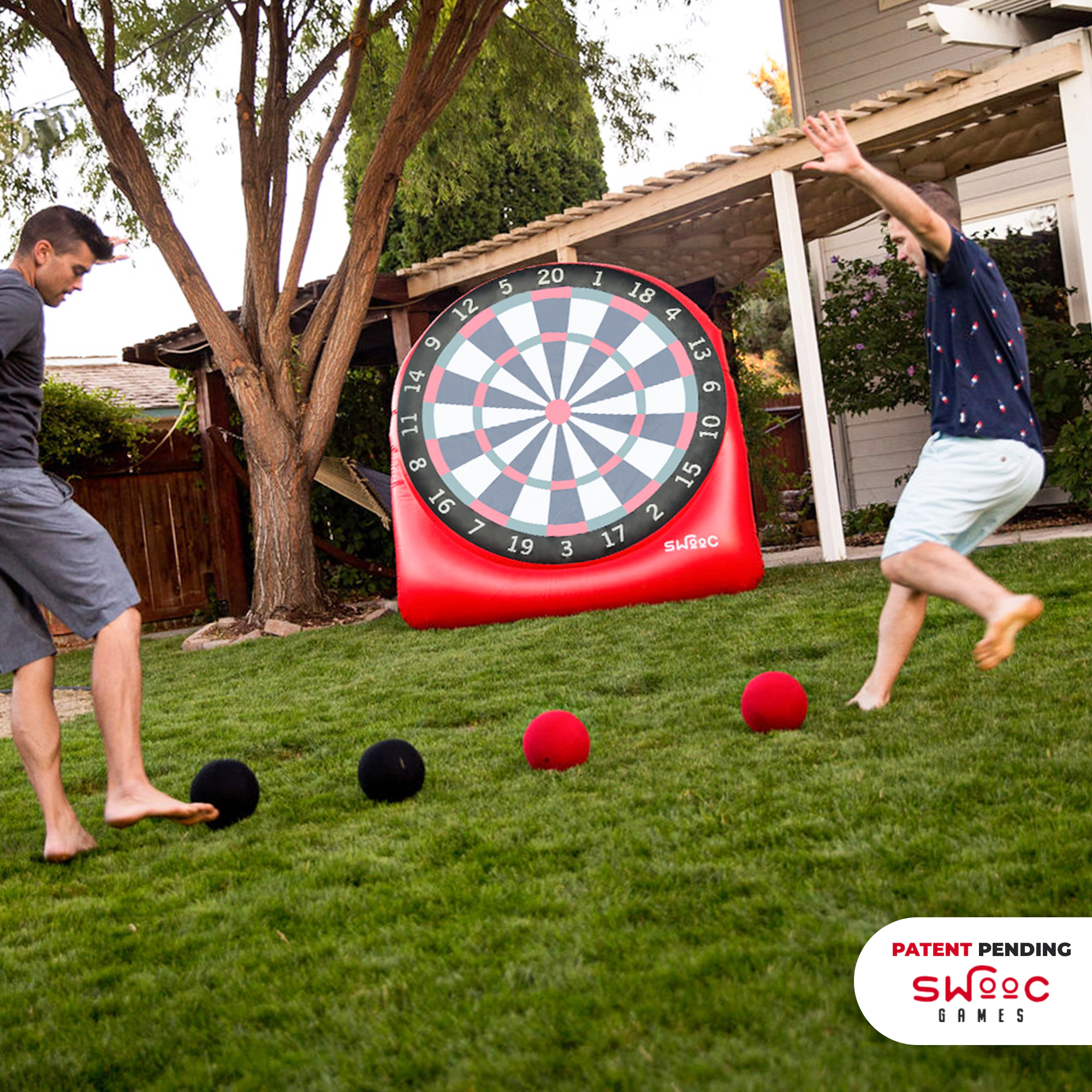 Swooc Games | Premium Giant Kick Darts Game