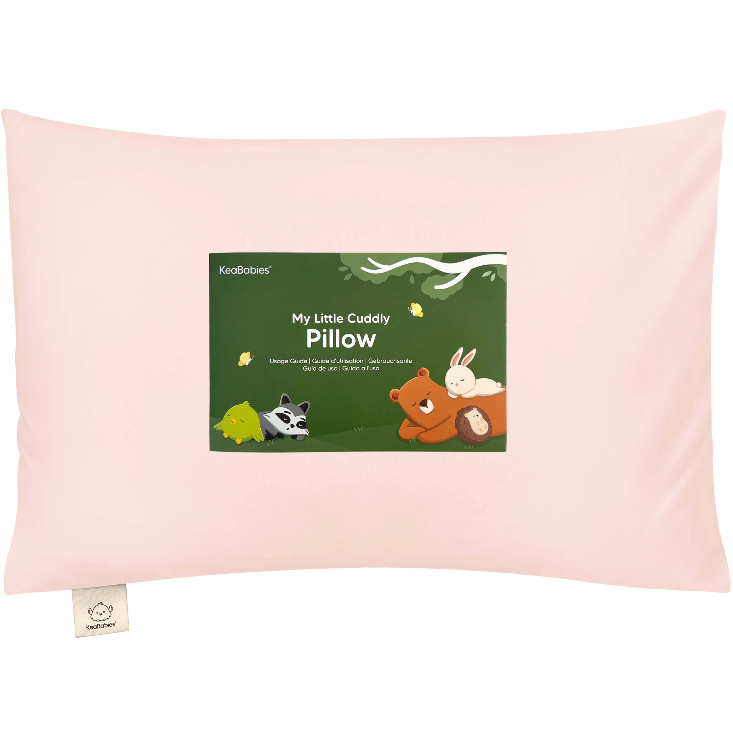 KeaBabies Cuddly Toddler Pillow with Pillowcase
