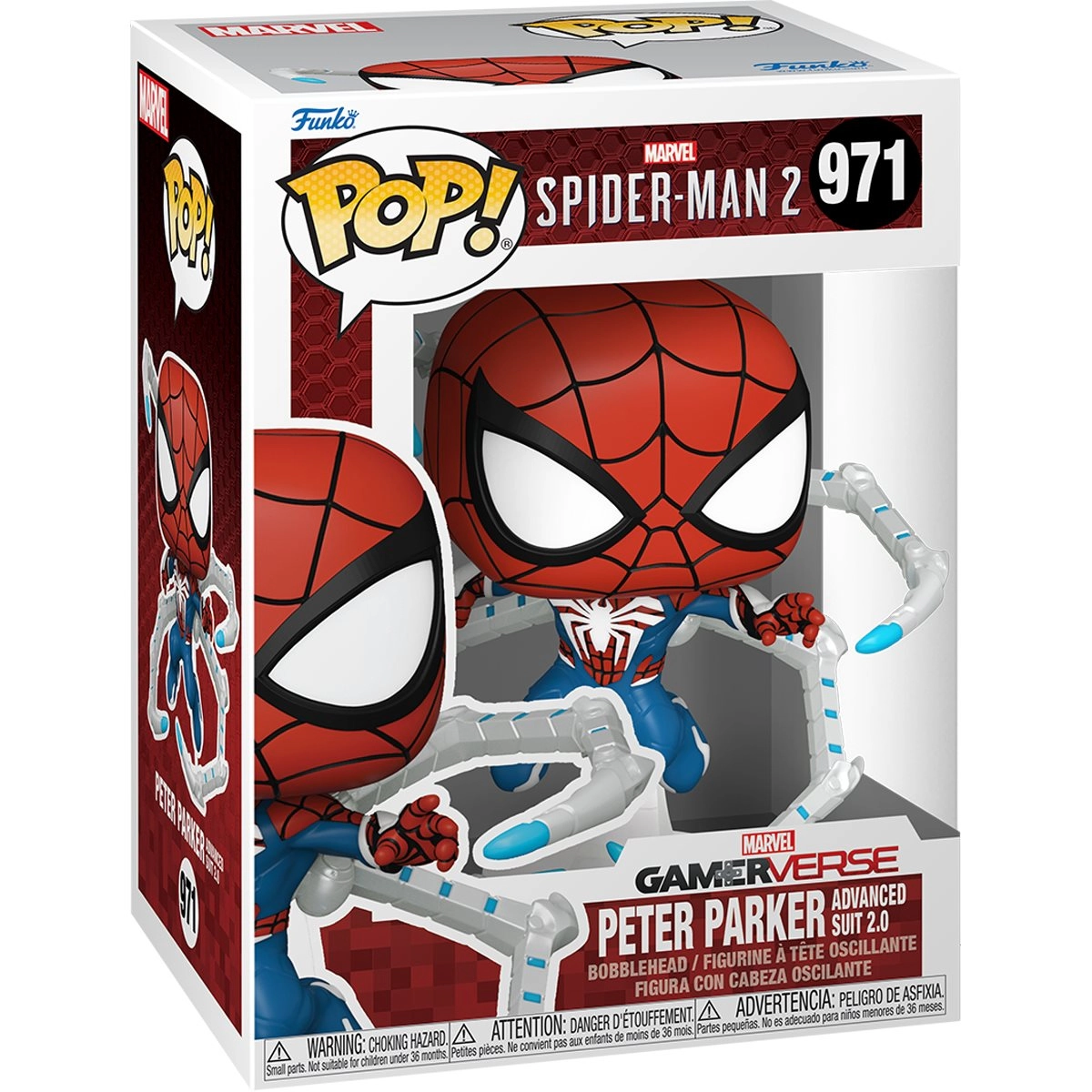 Funko Pop! Gamerverse: Spiderman 2 Peter Parker Advanced Suit 2.0 #971