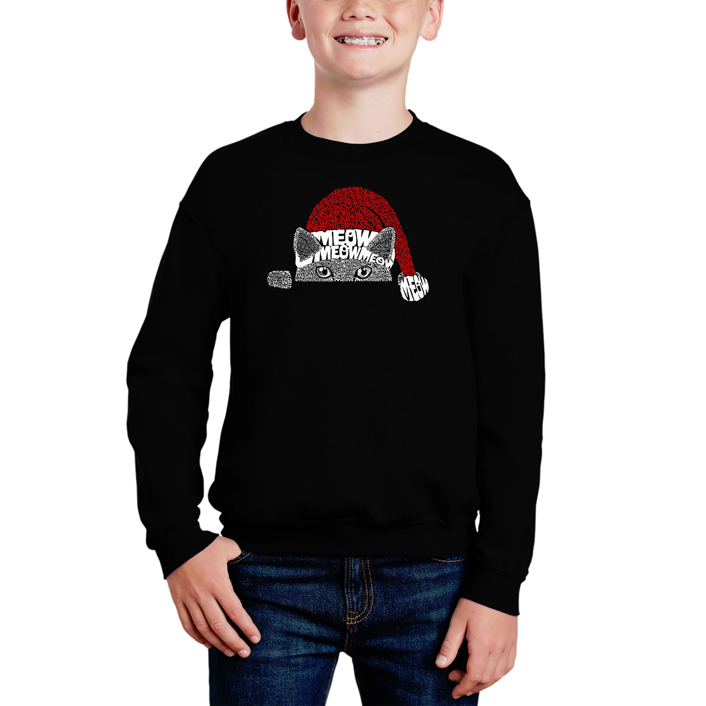 LA Pop Art Boy's Word Sweatshirt