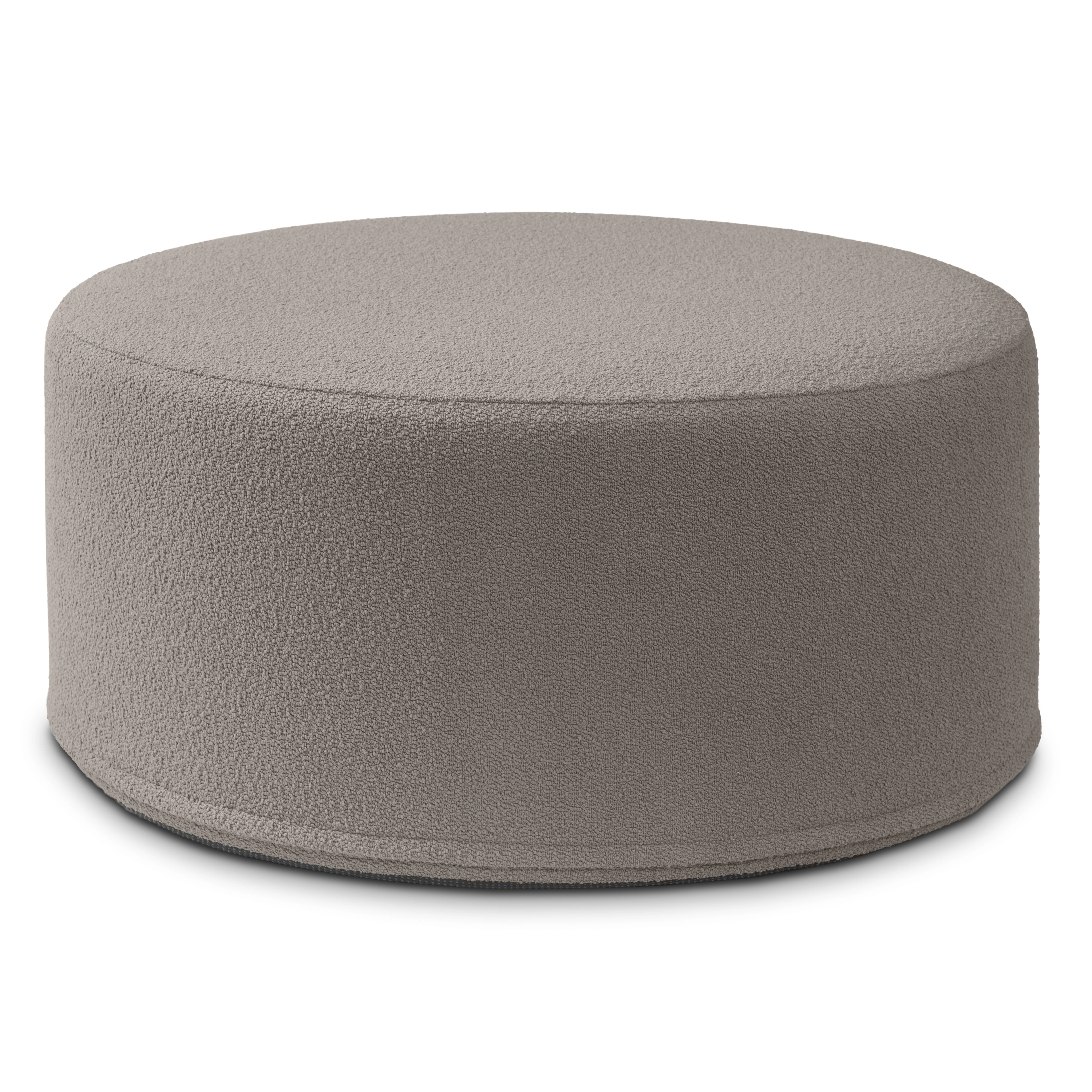 Jaxx Candler Round Couch Ottoman Versatile Firm Foam Construction, 36