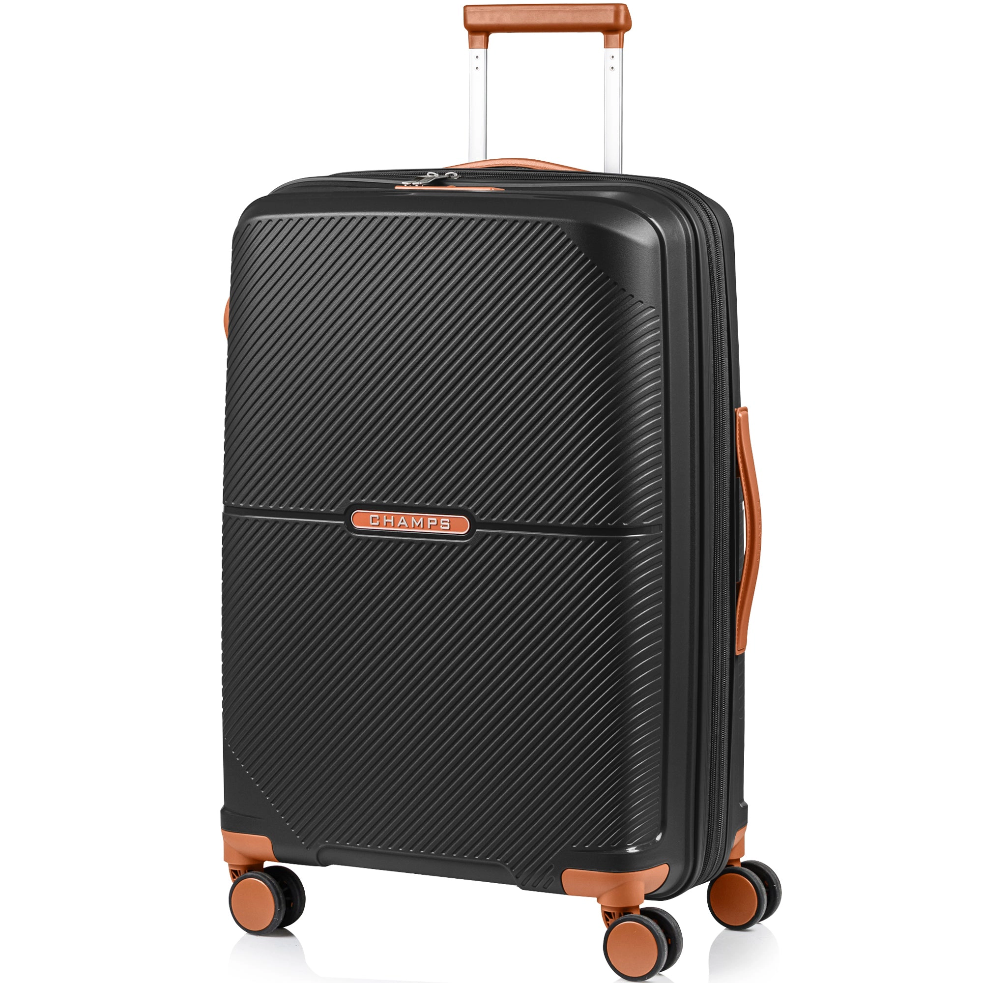 CHAMPS Vintage Aura Collection Hardside Medium Check-in Luggage