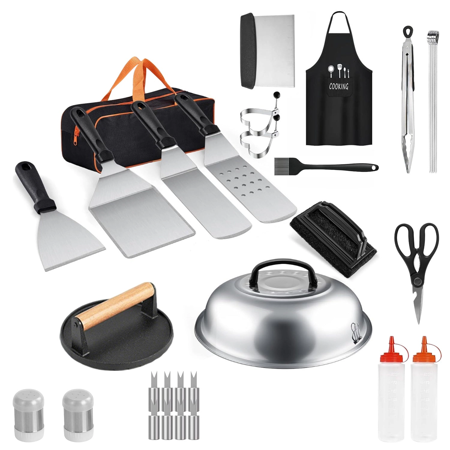 GBruno 31-Piece Griddle Accessories Kit With Bag
