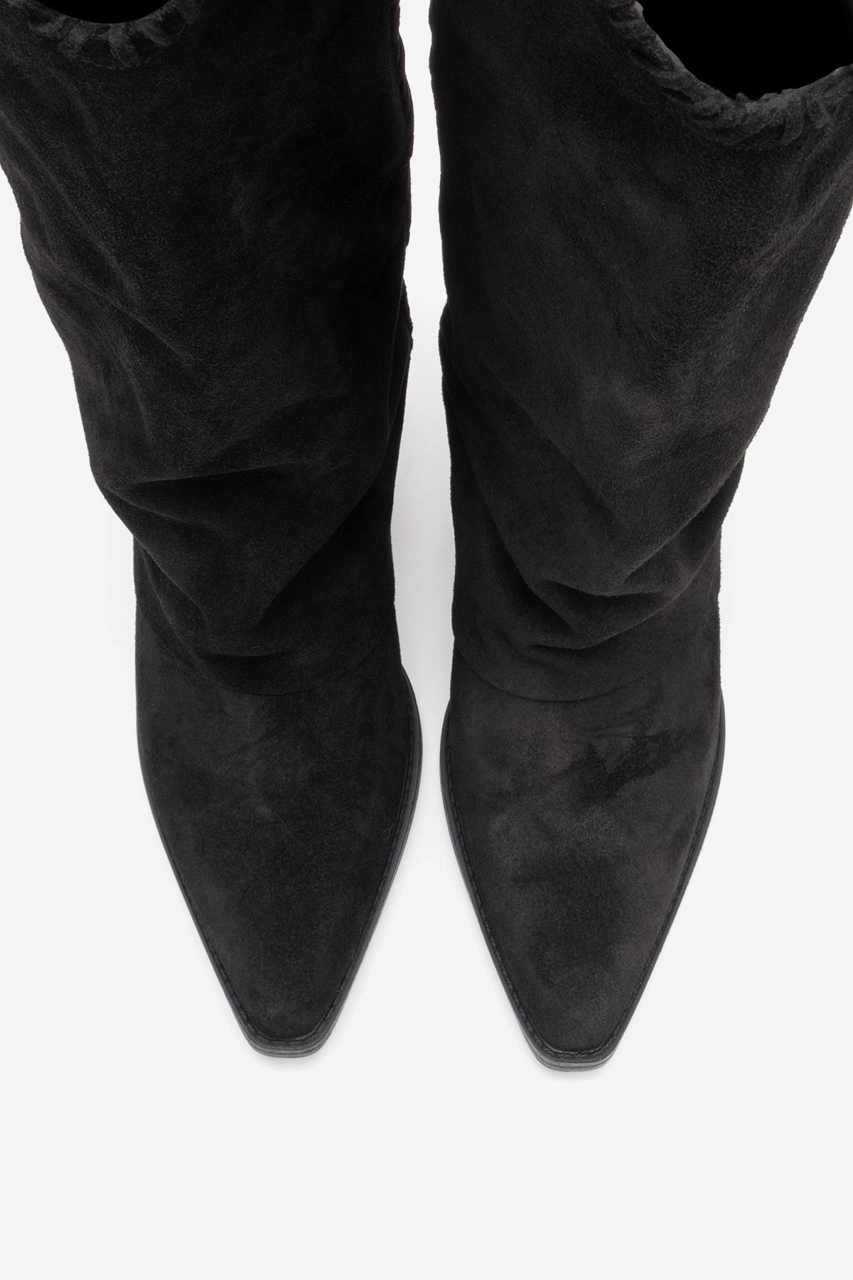 Forever & Always Womens Clementina Leather Western Boot