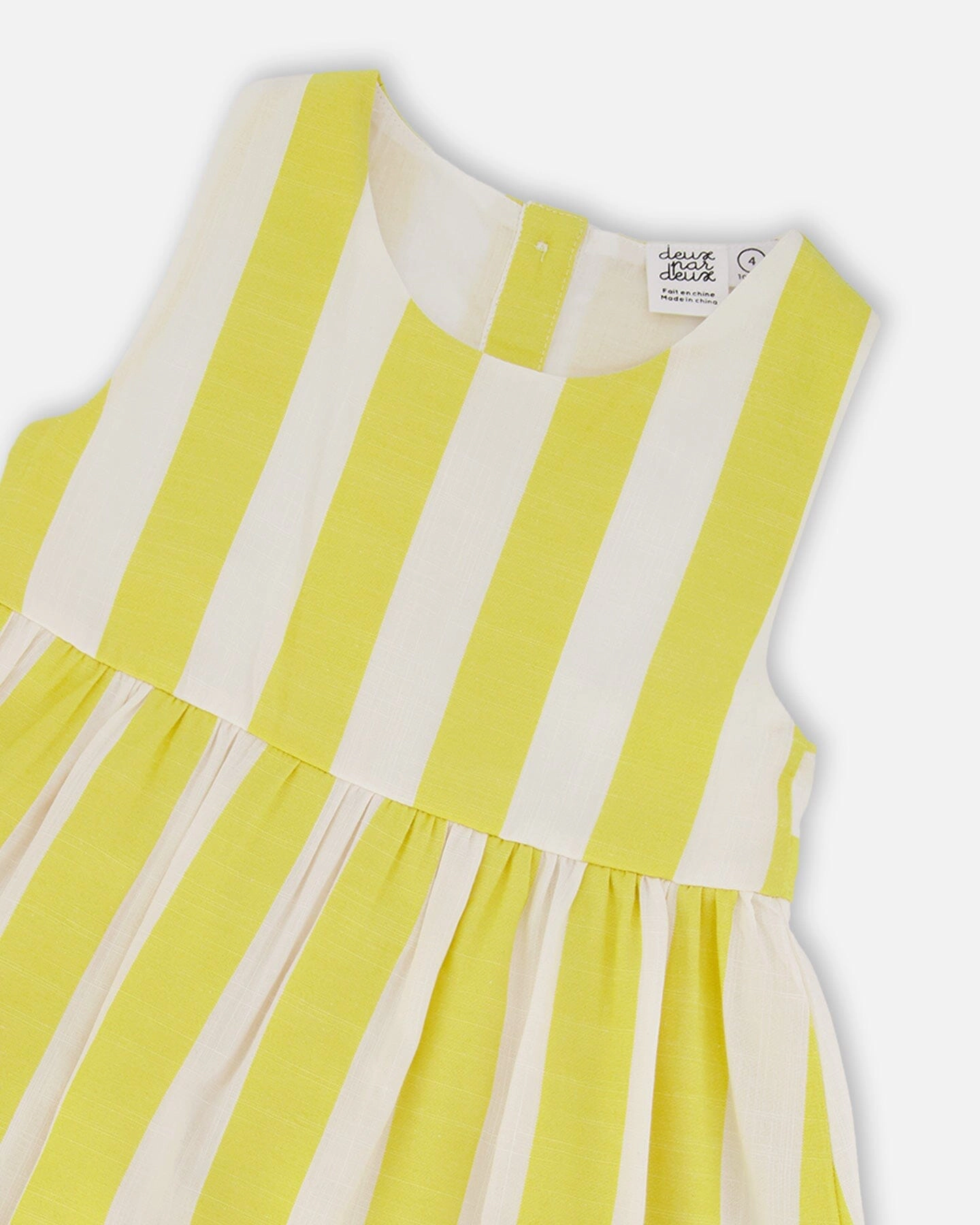Deux par Deux Girls Sleeveless Striped Skirt Dress