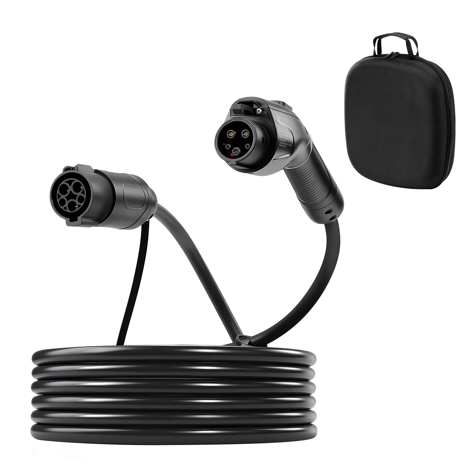 HONGGE EV Charger Extension Cable Extension Cord with 240V Level Cable with Carrying Bag