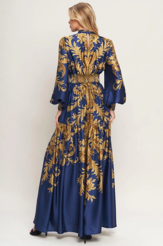 TRUEDAMES Women Palace Waltz Woven Maxi Dress