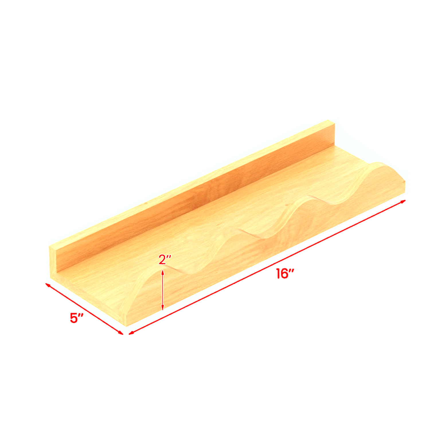 Hivvago Nursery Wall Shelves for Books and Toys