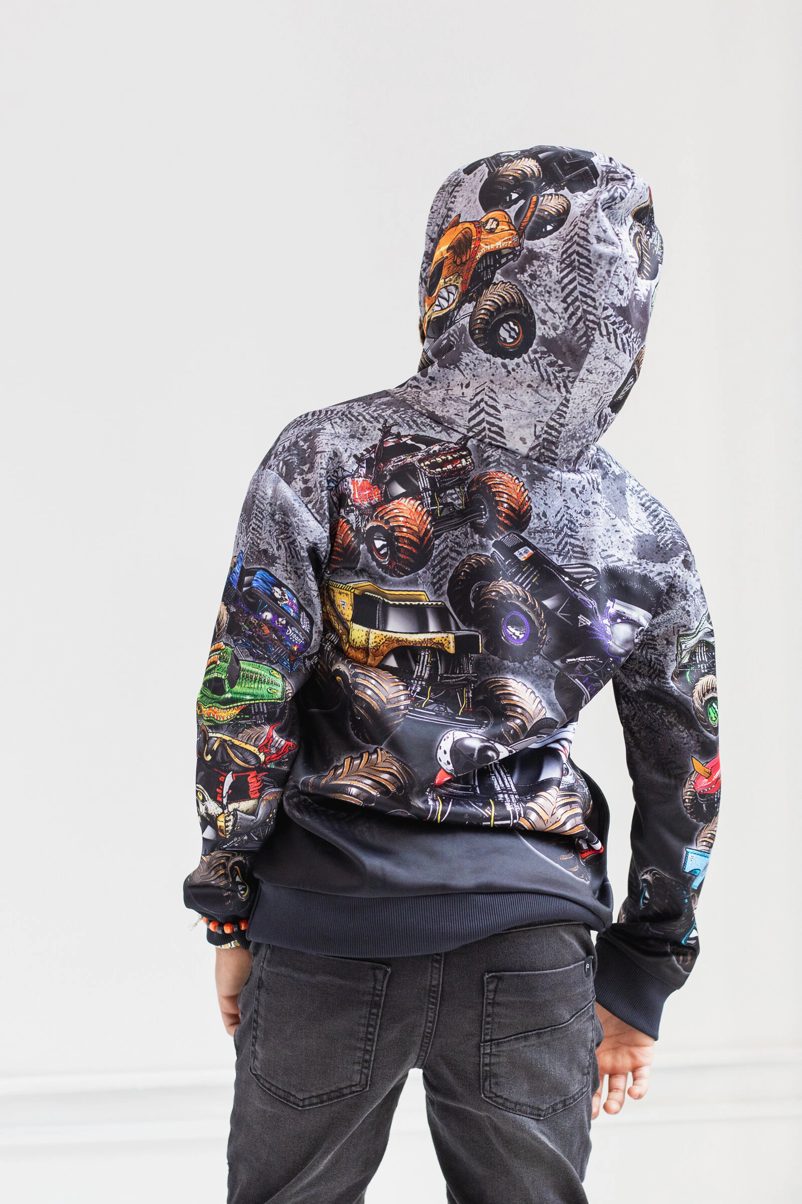 Monster Jam Fleece Hooded Sweatshirt
