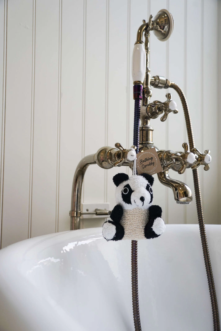 Plantlife Panda Ramie Bath Scrubby