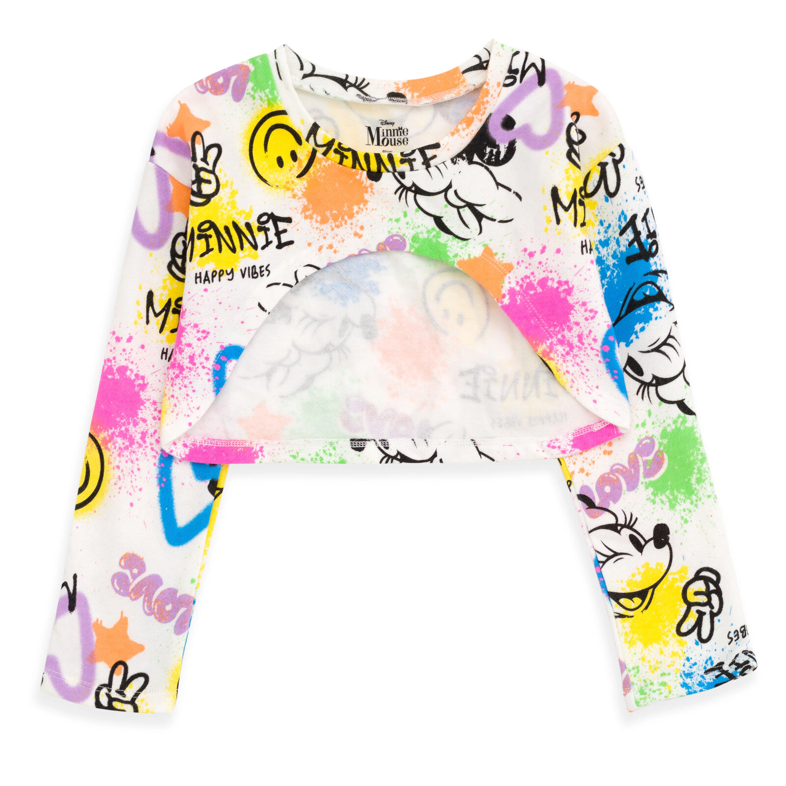 Disney Minnie Mouse Girls' Fleece Crop Top and Jumpsuit Set