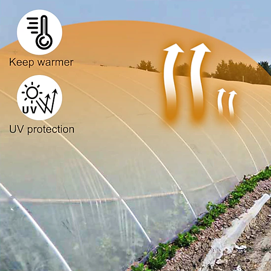 HONGGE Greenhouse Film Greenhouse Polyethylene Film Greenhouse Plastic Greenhouse Clear Plastic Film UV Resistant