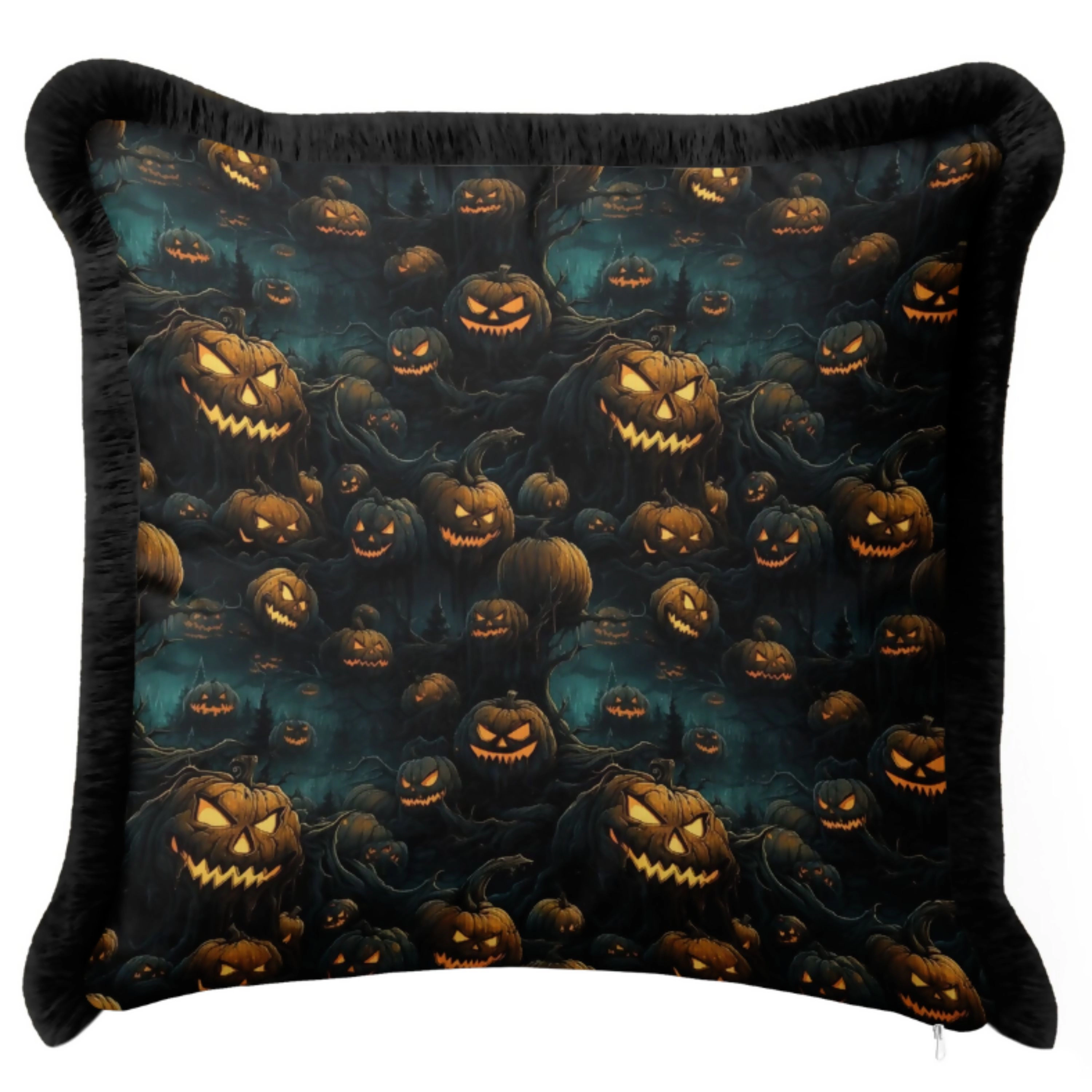 Wear Sierra Halloween Pumpkin Themed Throw Pillow Cover Set of 2