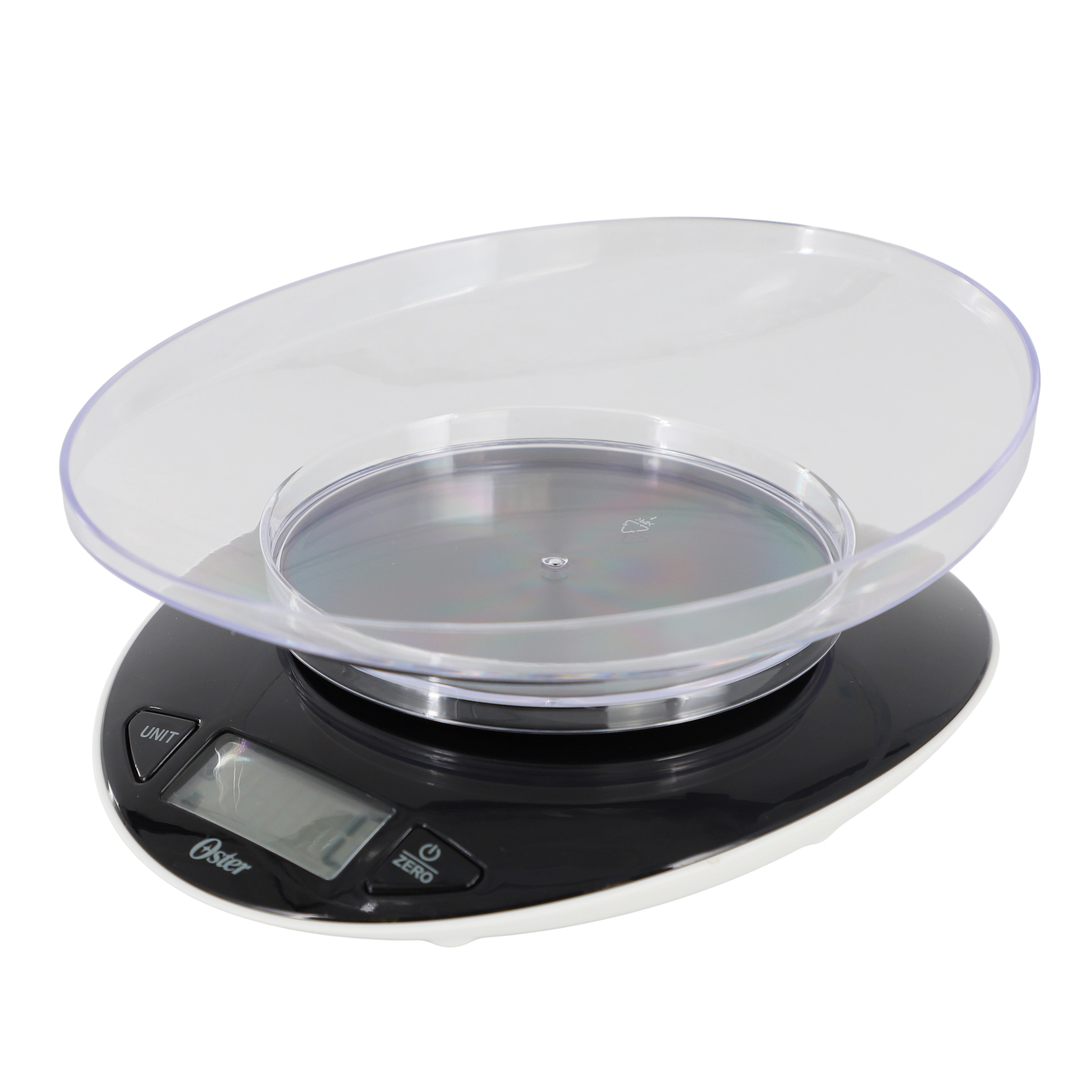 Oster Lydell 2 Piece Digital Kitchen Scale with Bowl in Black