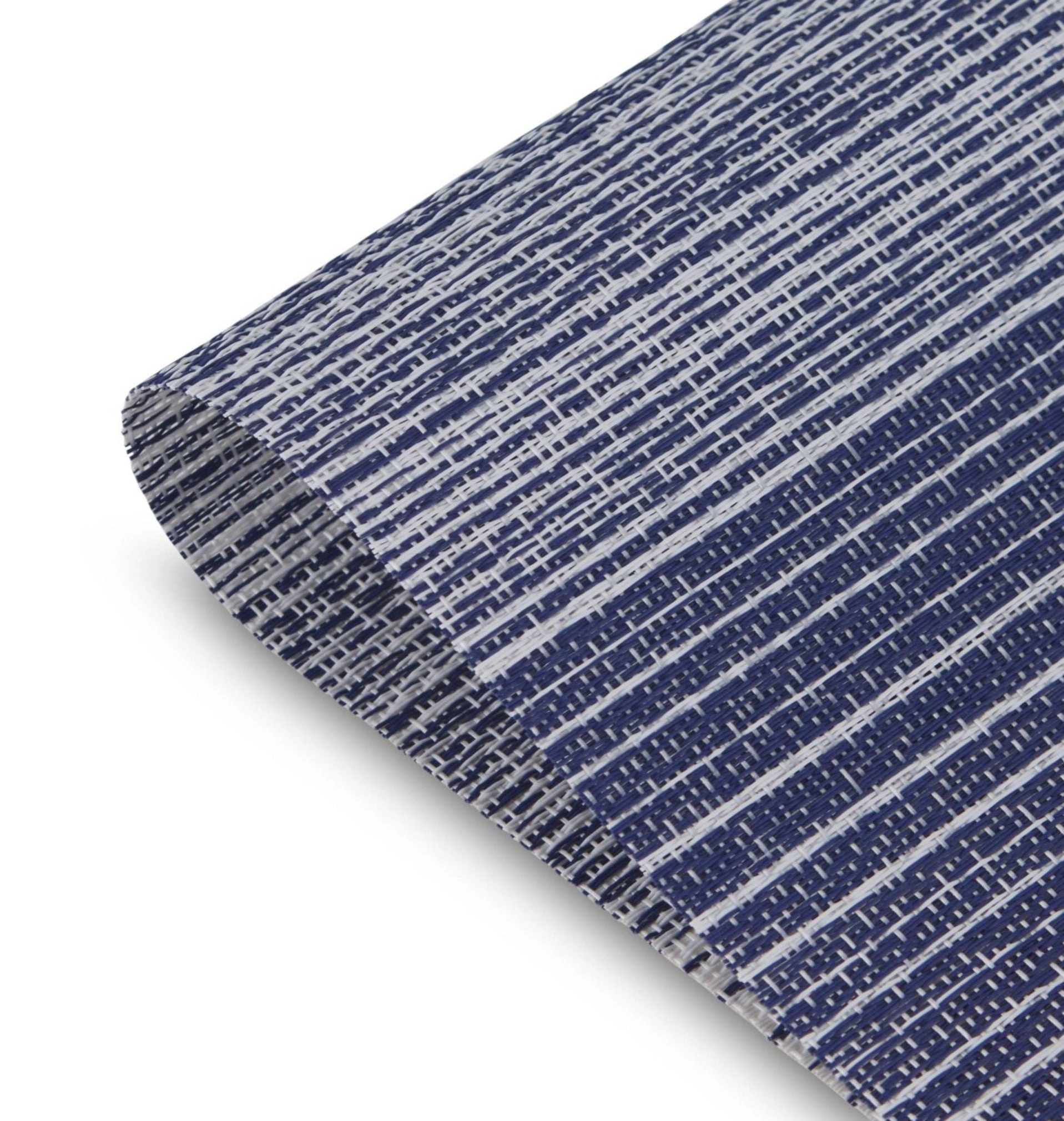 Dainty Home Norwich Woven Vinyl Reversible Rectangular 12" x 18" Placemat Set of 6