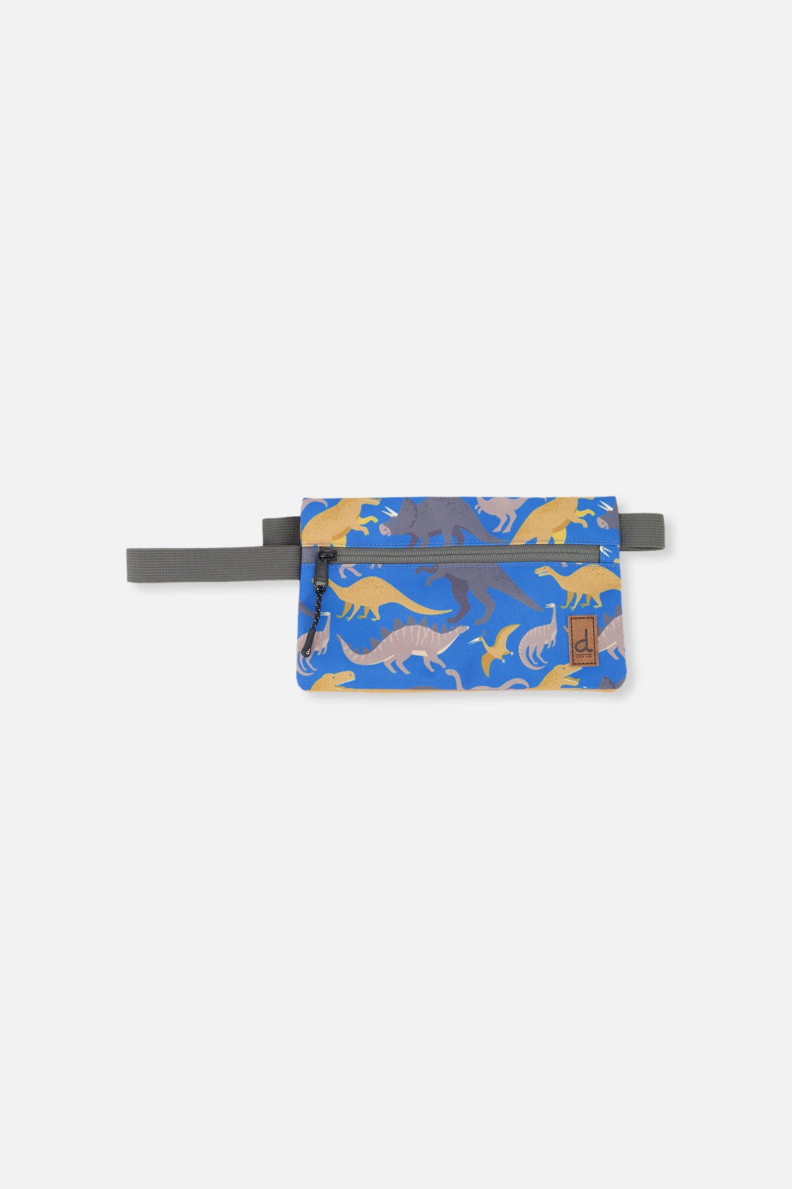 Deux par Deux Boys Dinosaur Print Double-Compartment Pencil Case