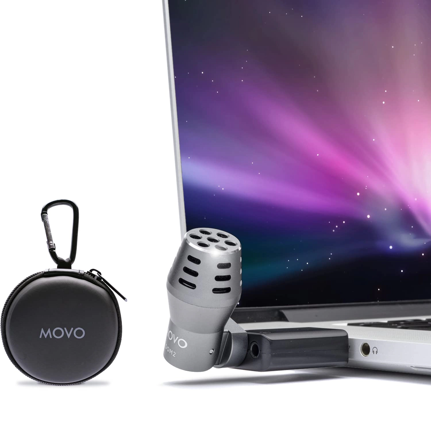 Movo DOM2-USB Mini Omnidirectional USB Computer Microphone for PC and Mac