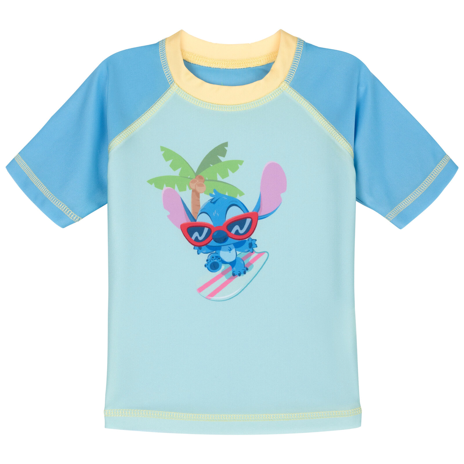 Disney Baby Boys' Swimwear 2-Piece Rash Guard and Swim Trunks Set