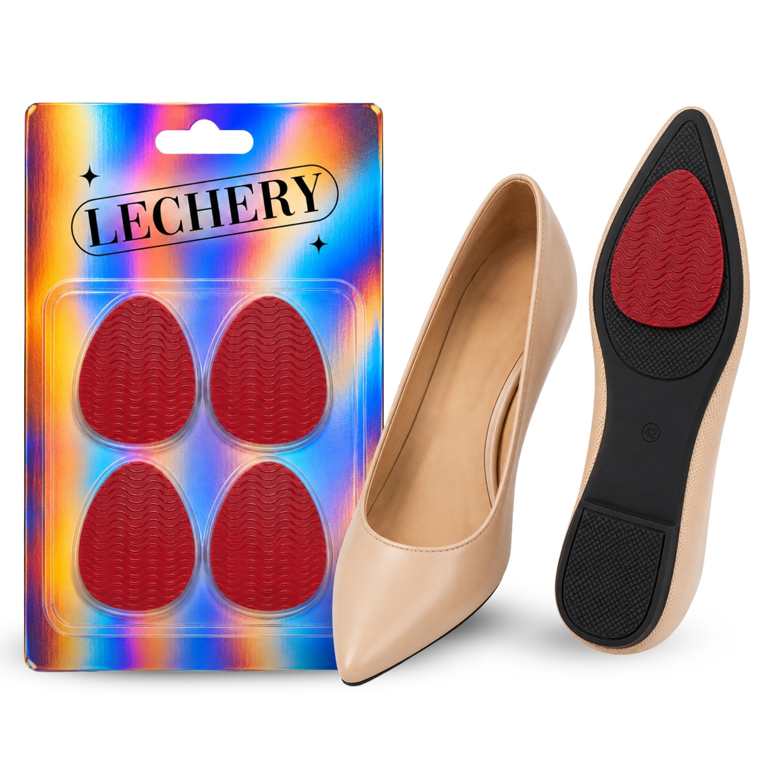 LECHERY Women's 2-Pack No-Slip Grip Shoe Pads – Anti-Slip Grips