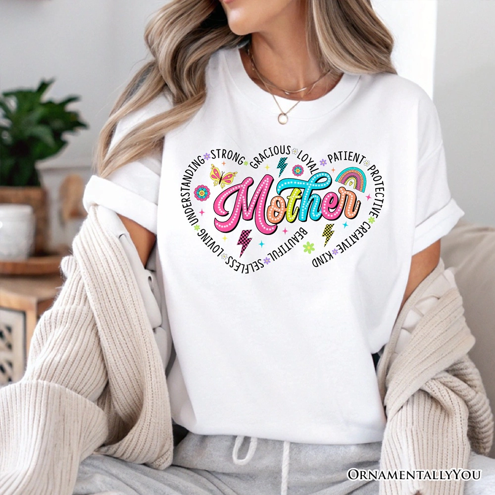 OrnamentallyYou Womens Inspiring Words For Mothers Heart T-Shirt