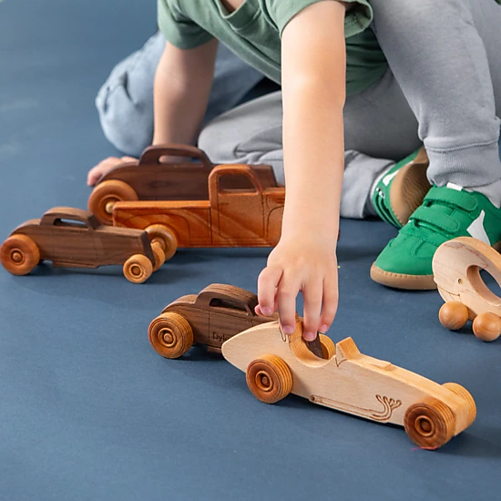 Miller Boys Vintage Toys Indy Special 8.75" Beech Wood Car - Made in USA