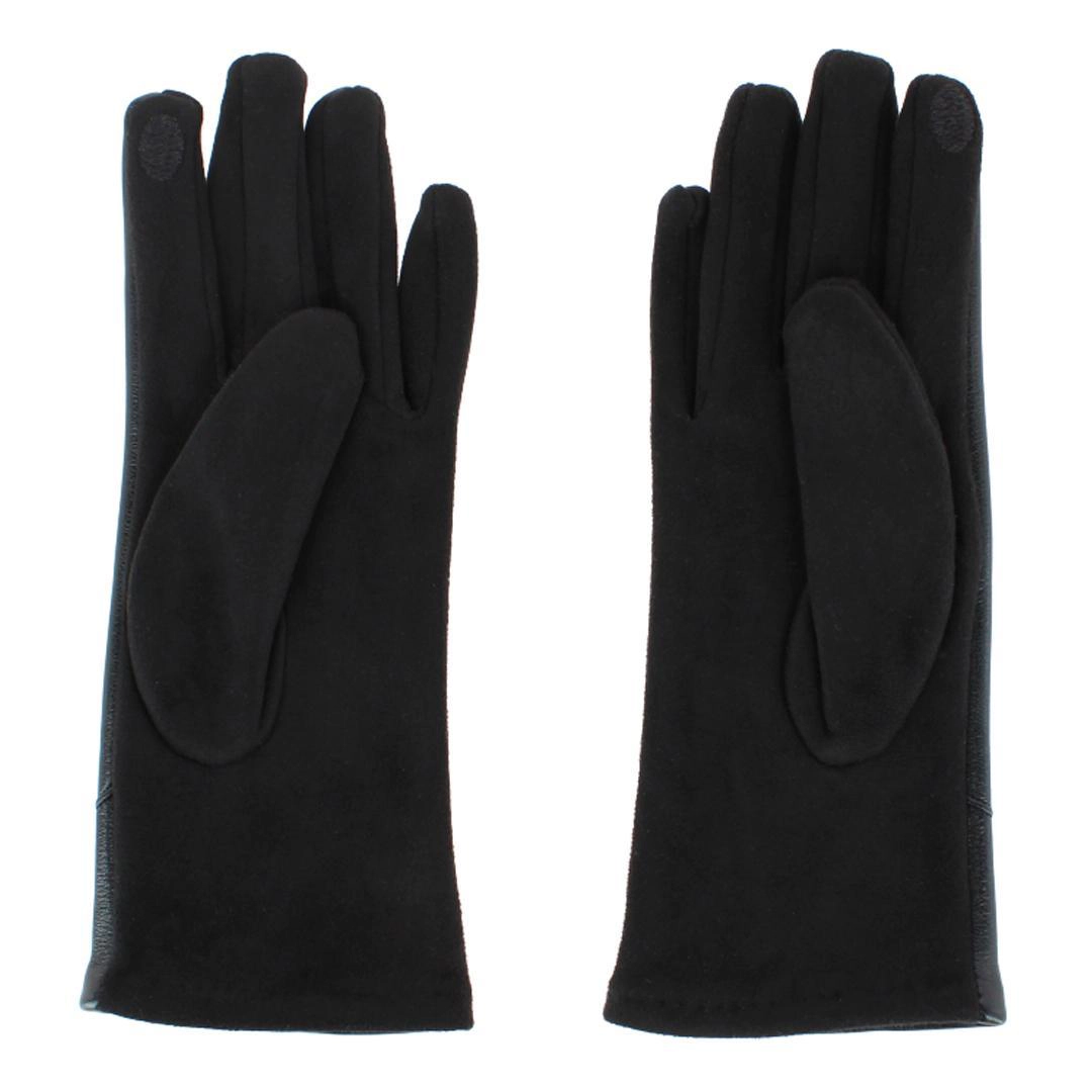 Grand Sierra Women's Faux Leather Touschreen Winter Driving Gloves