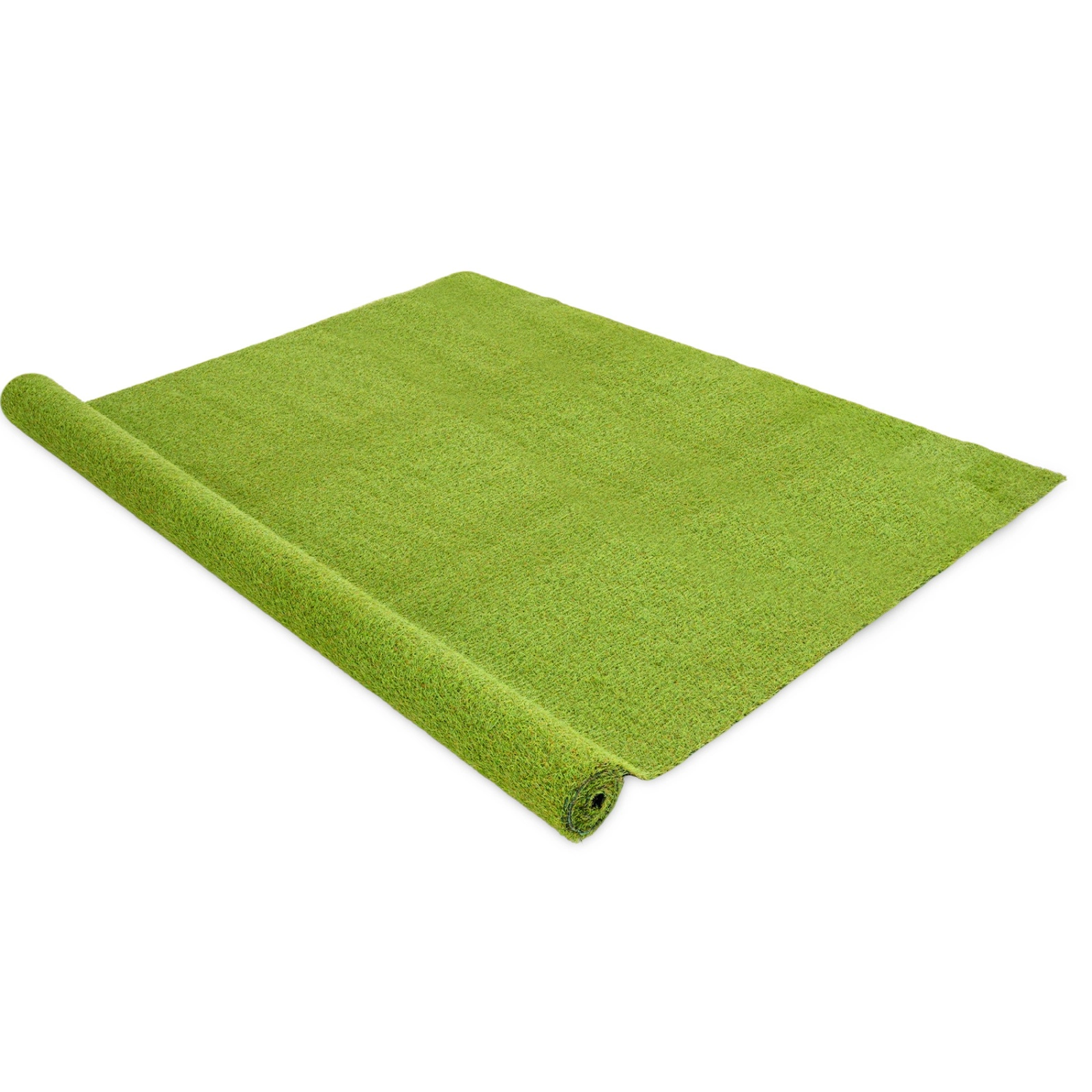SUGIFT 15-ft x 7-ft 0.75-in Low Pile Indoor Outdoor Non-Shedding Artificial Grass Turf Rug with Drainage Holes