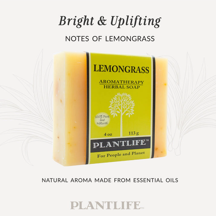Plantlife Lemongrass Aromatherapy Herbal Soap