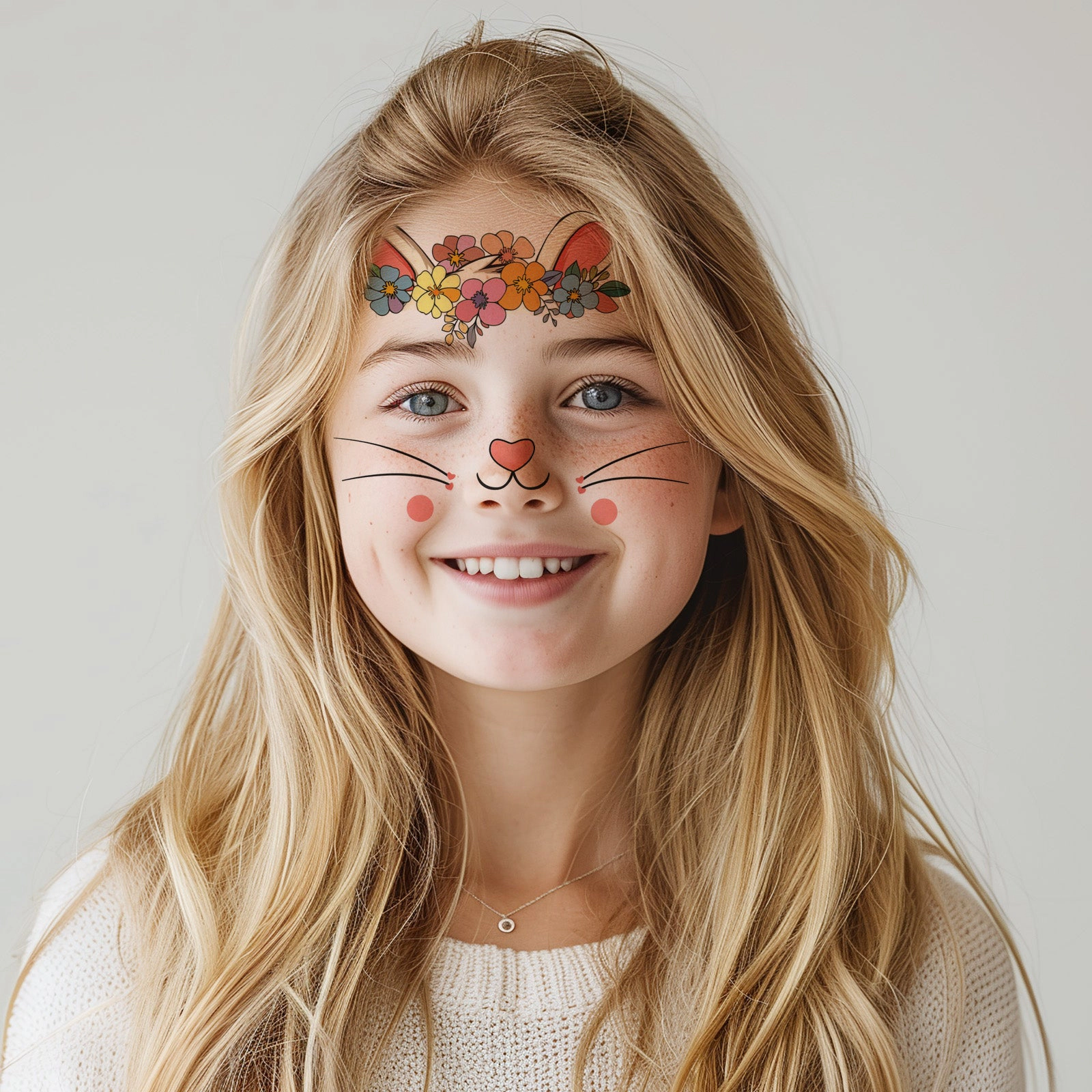 Wrapables Waterproof Temporary Tattoos for Party Favors, Easter Basket Stuffers, Halloween Treats (10 Sheets)
