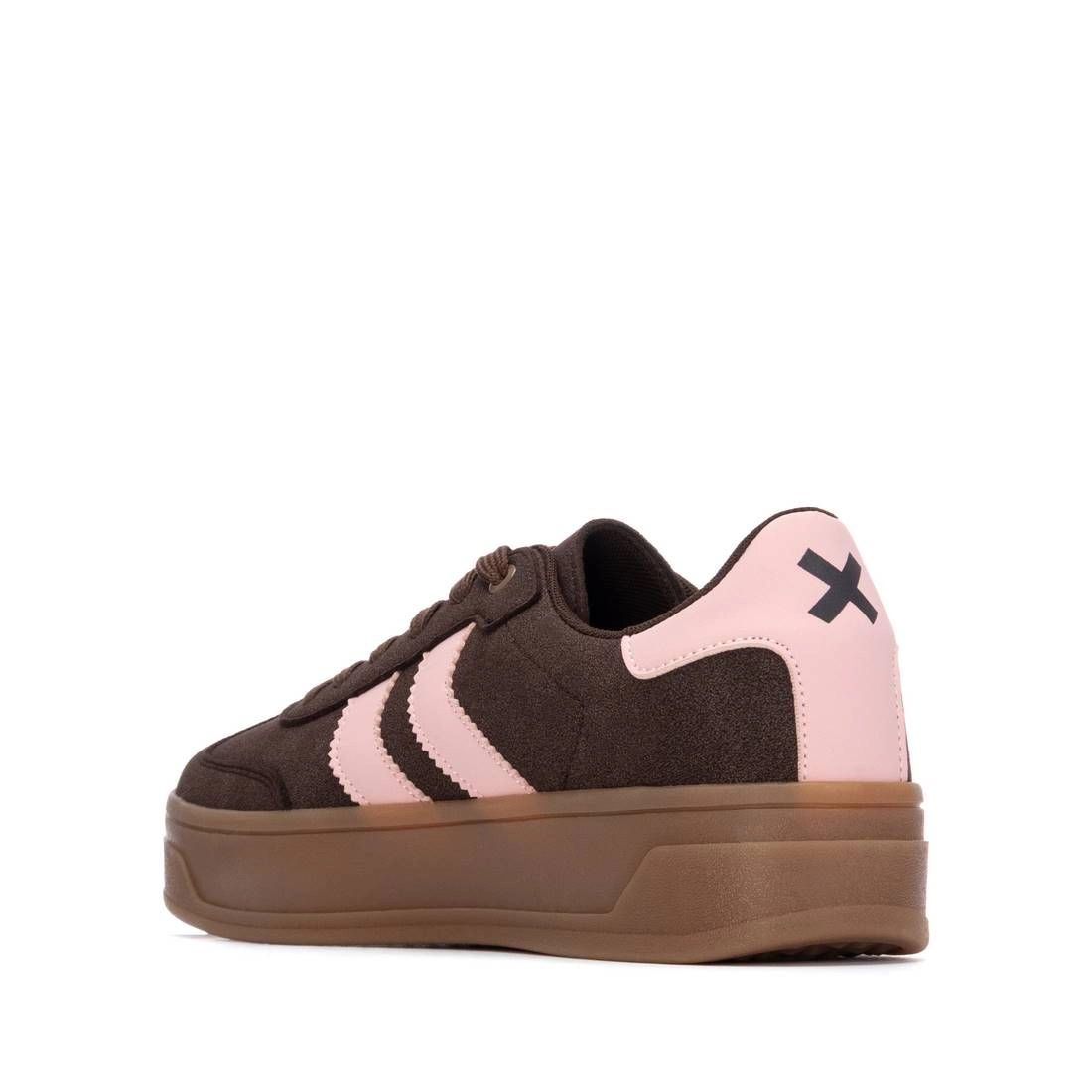 XTI Women's Sneakers Round Toe, Flat Sole