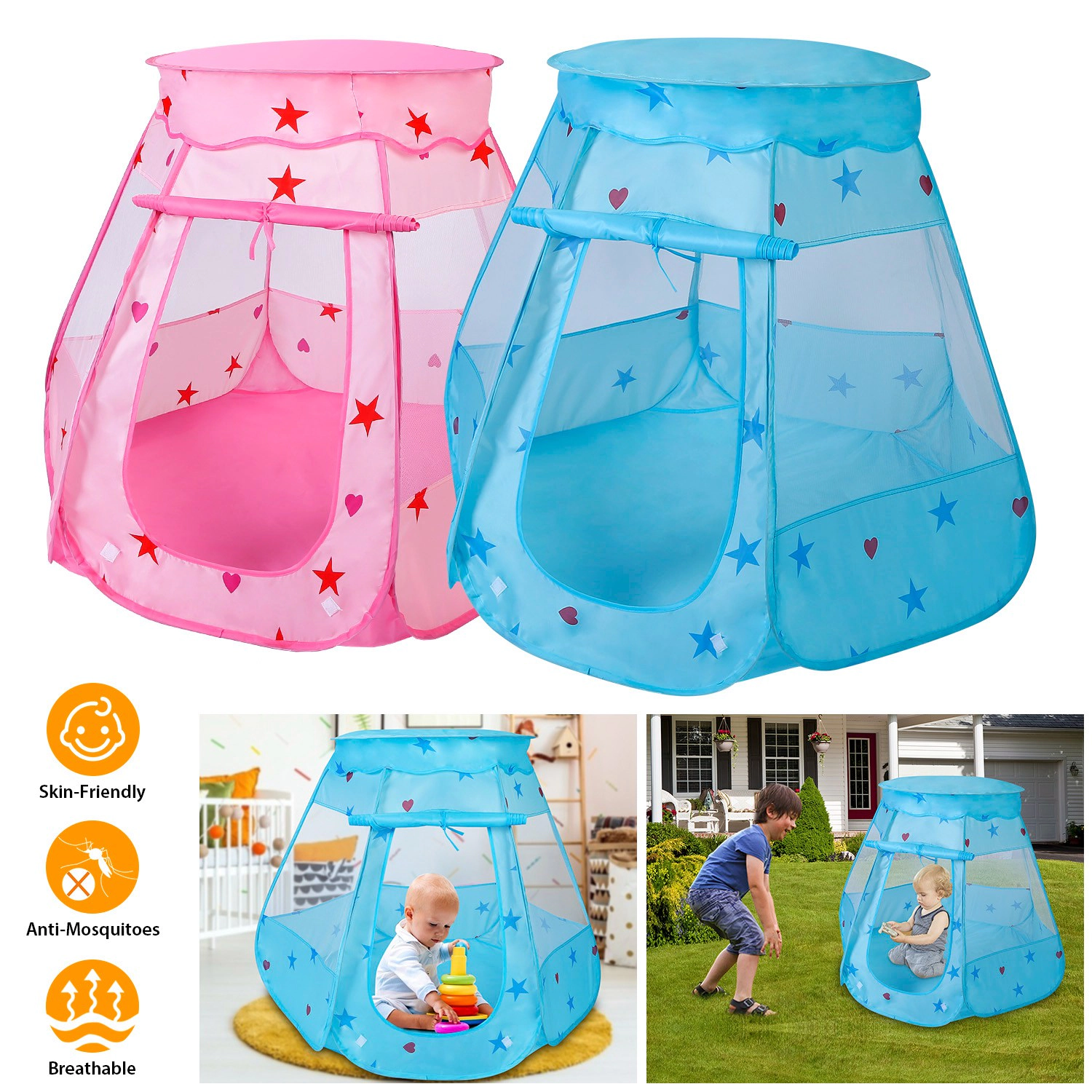 GBruno Pop-Up Castle Play Tent For Kids
