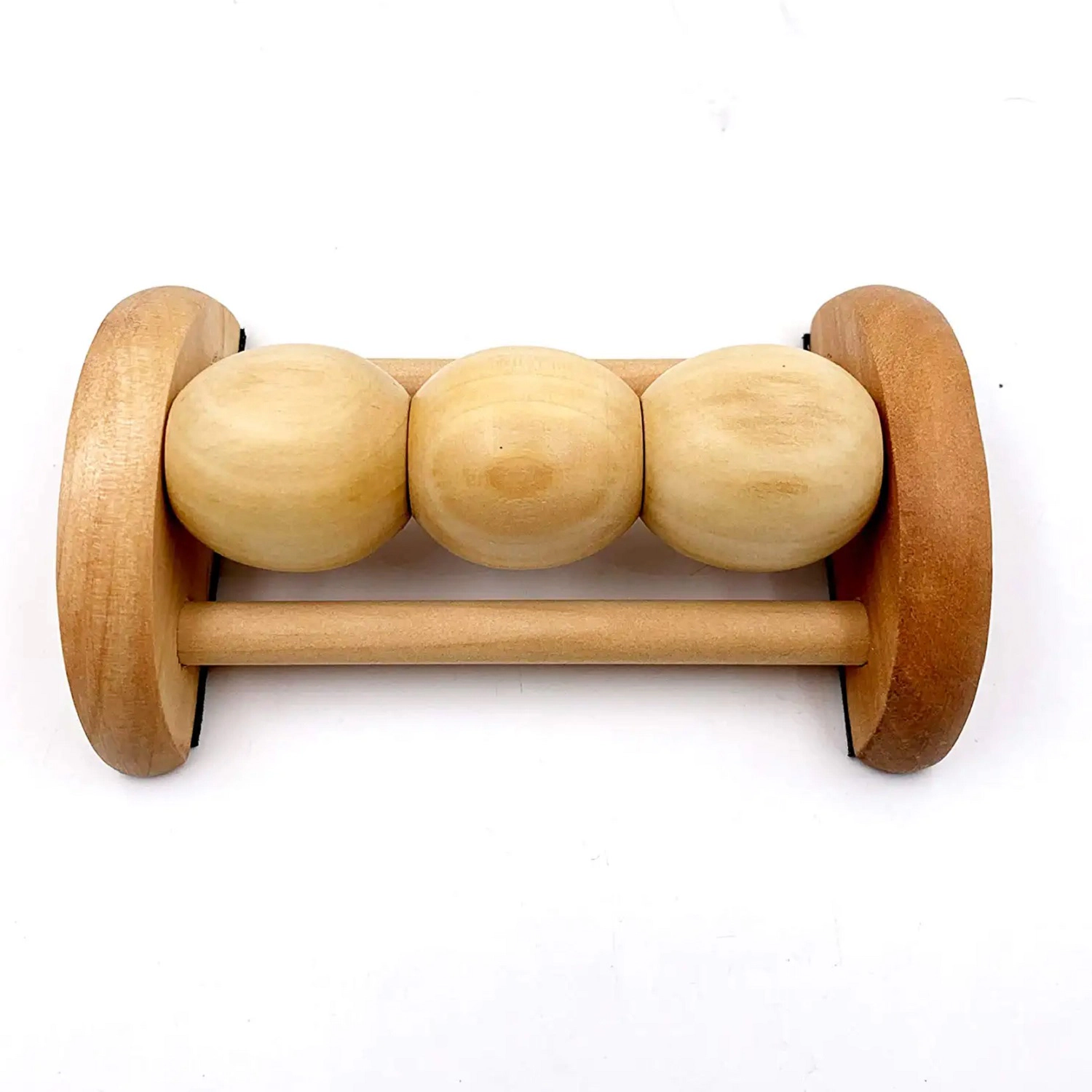 Pursonic Unisex Portable Foot Therapy Wooden Foot Massager