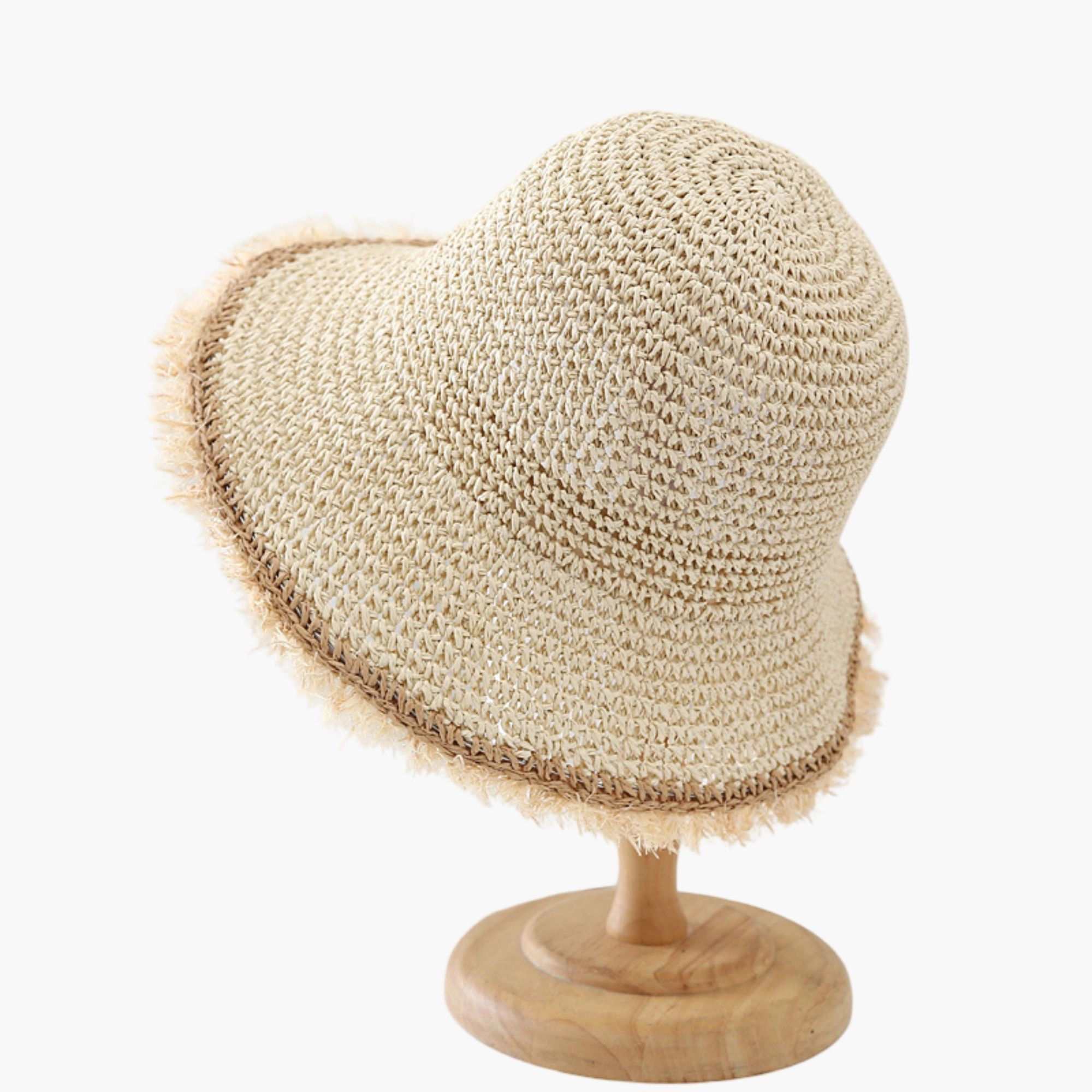 Anna-Kaci Womens Packable Straw Sun Hat Breathable Summer Beach Travel