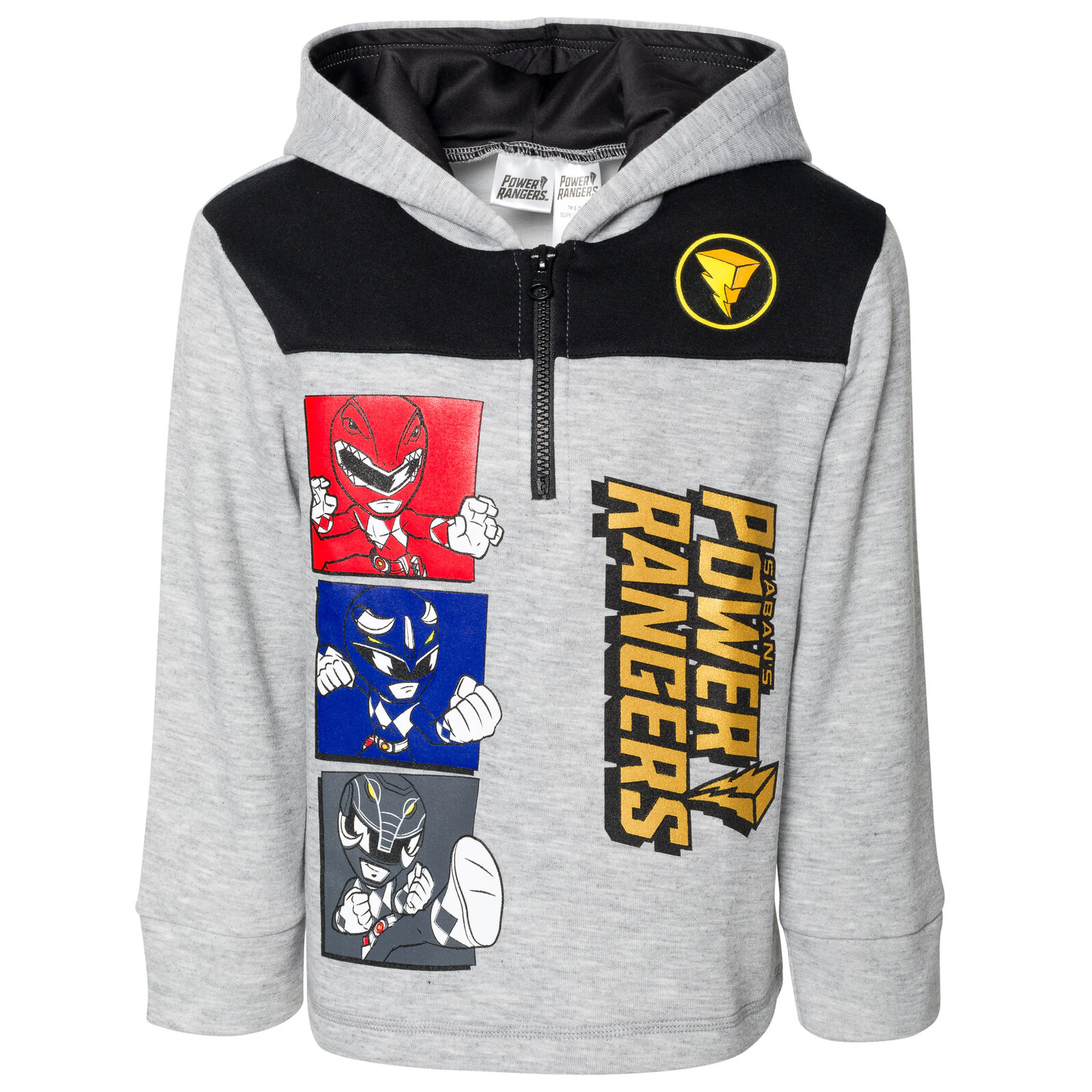 Power Rangers Boys' Fleece Quarter-Zip Hoodie