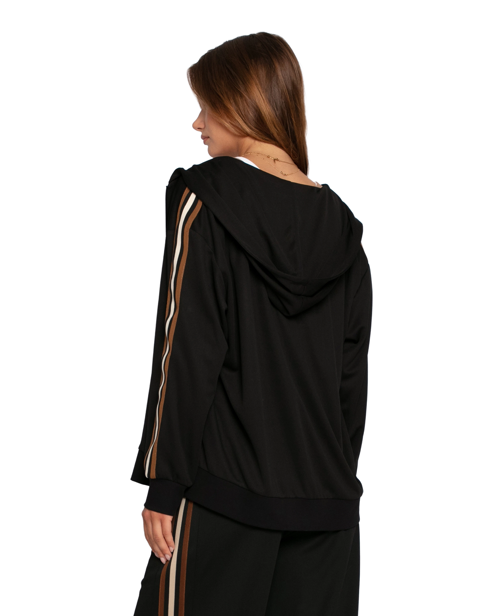 Belle & Bloom Ready To Go Striped Sleeve Jacket