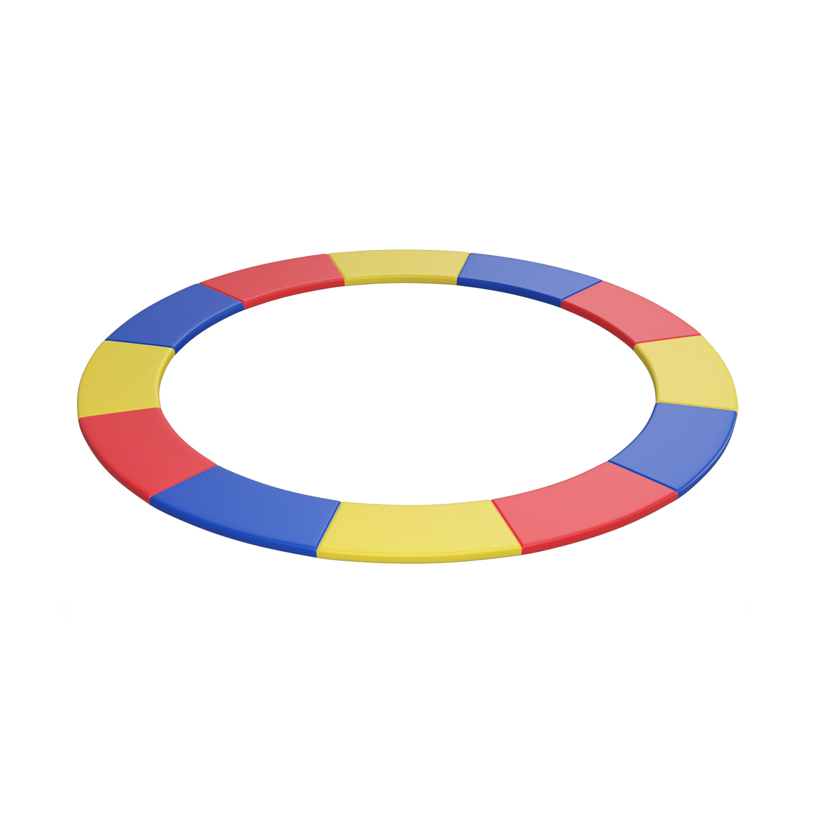 Hivvago 10 Feet Universal Spring Cover Trampoline Replacement Safety Pad-Multicolor
