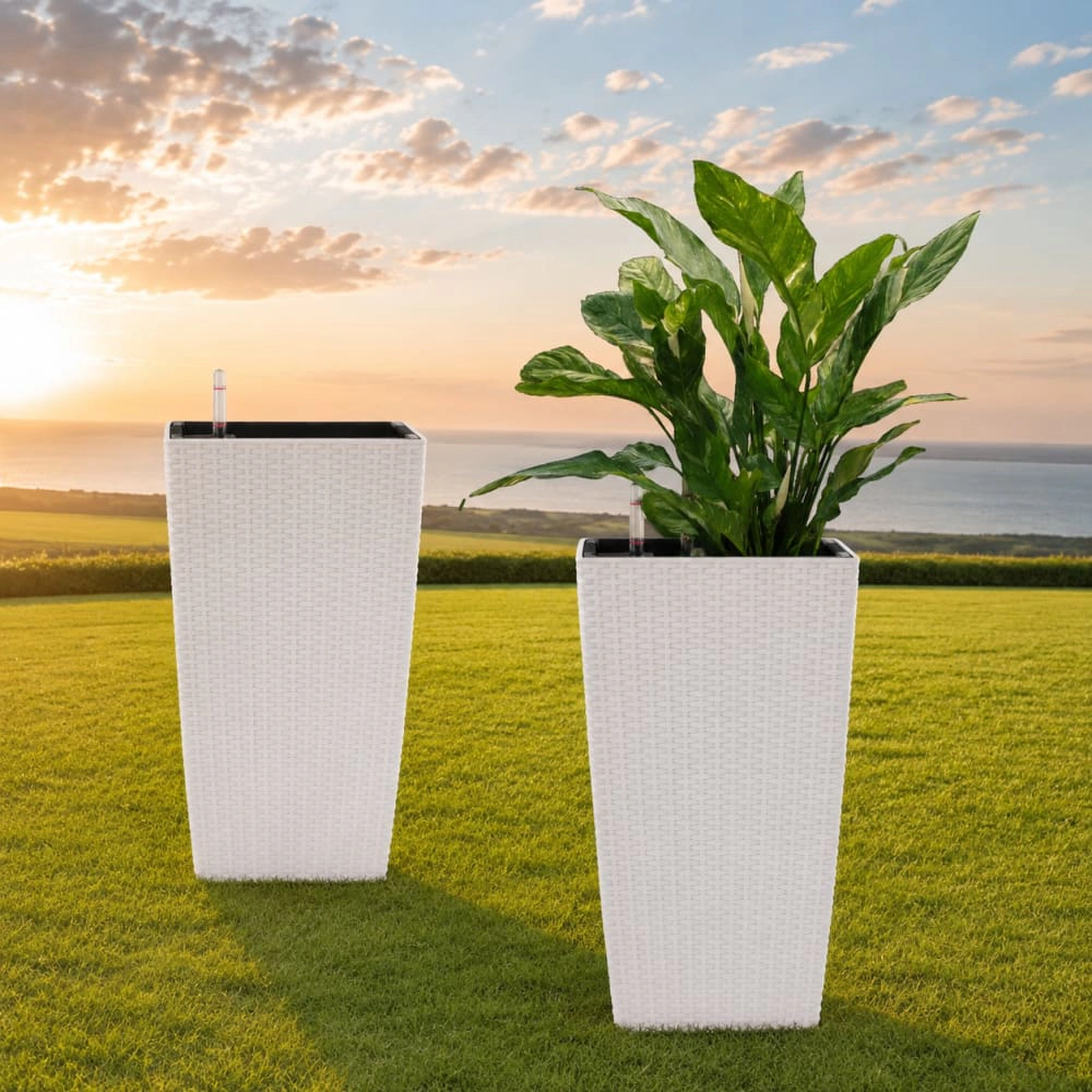 WOW PIONEER Tall Cylindrical Polypropylene Planter