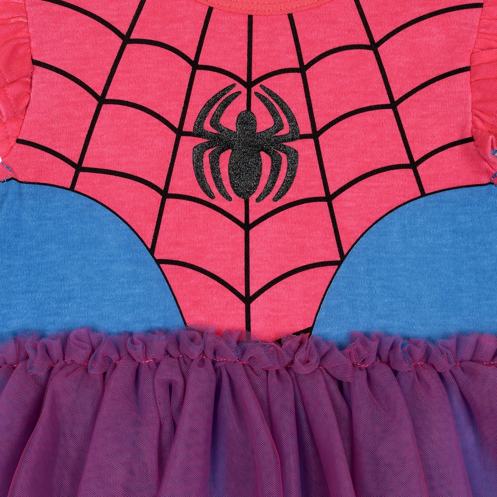 Marvel Spider-Man Baby Girls' Cosplay Tutu Bodysuit and Headband Set