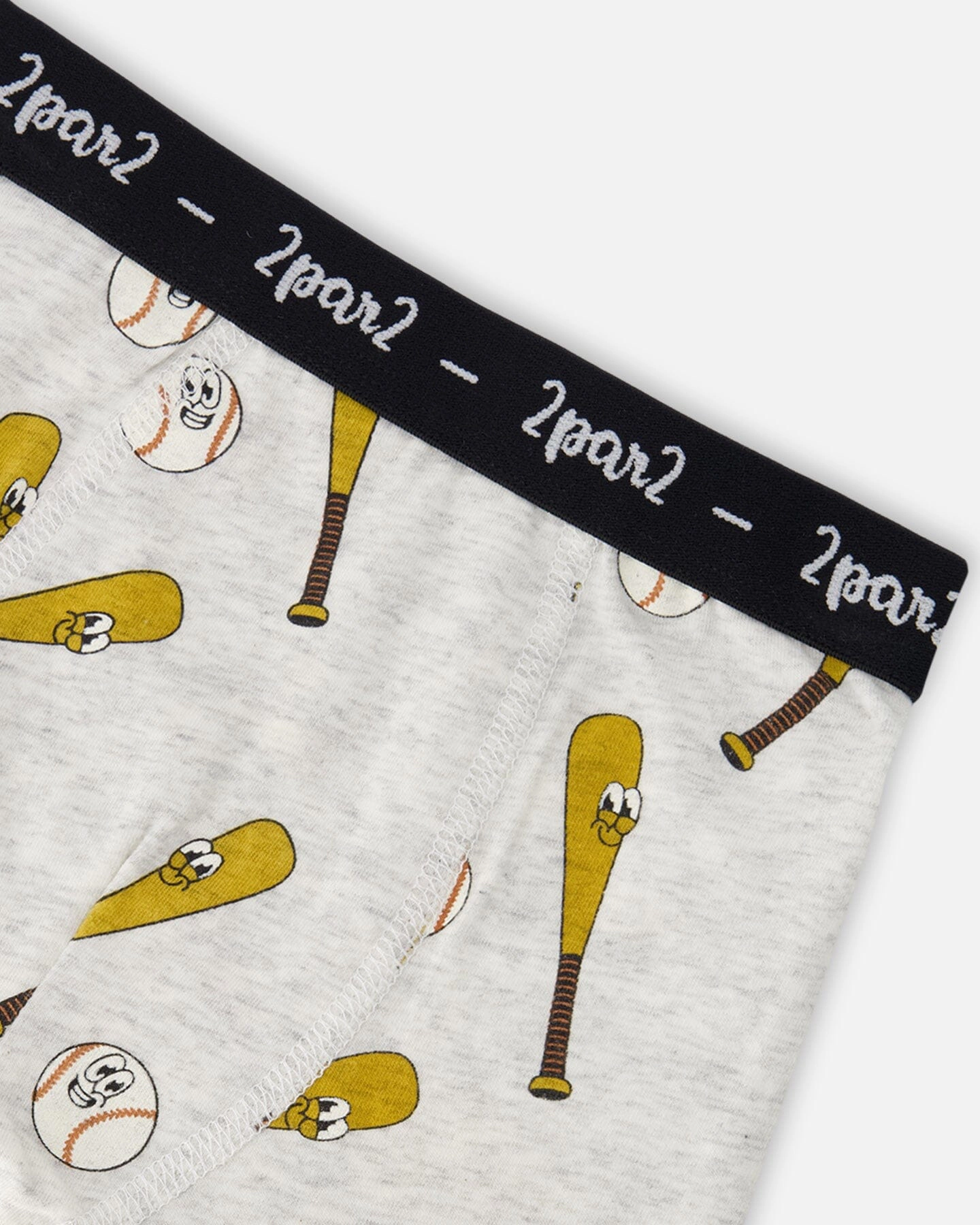Deux par Boys Organic Cotton Printed Boxers Pack Of 3