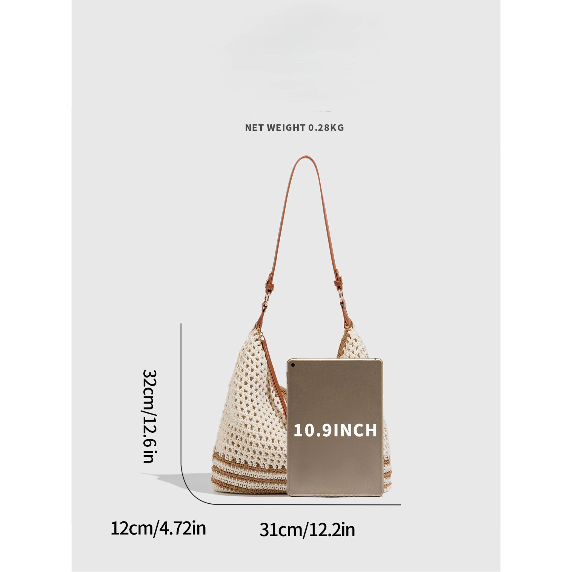 Alilang Women's Polyester Shoulder Bag with Zipper Closure