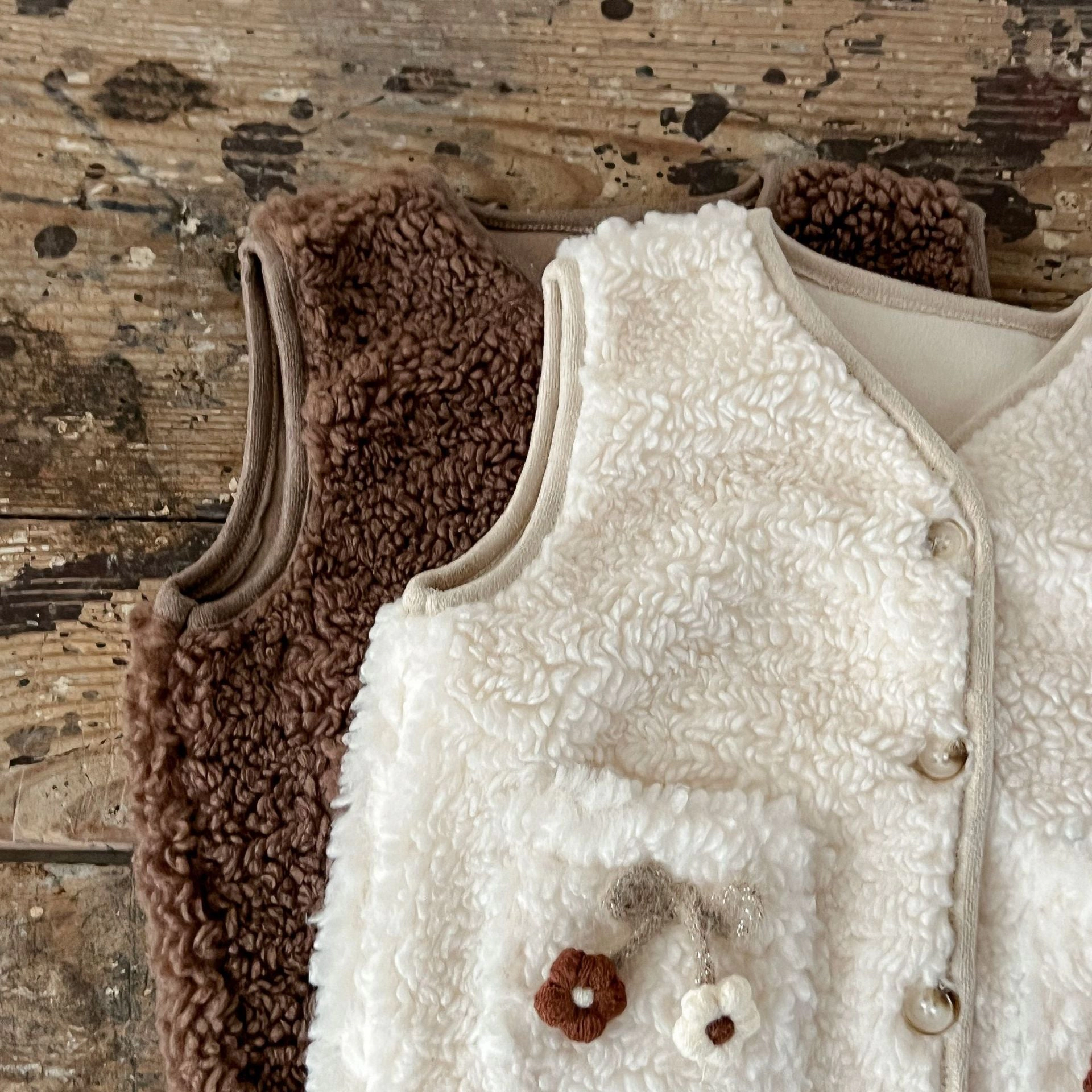 MyKids-USA Baby Girl Ins Two Pockets Thickened Knit Cardigan