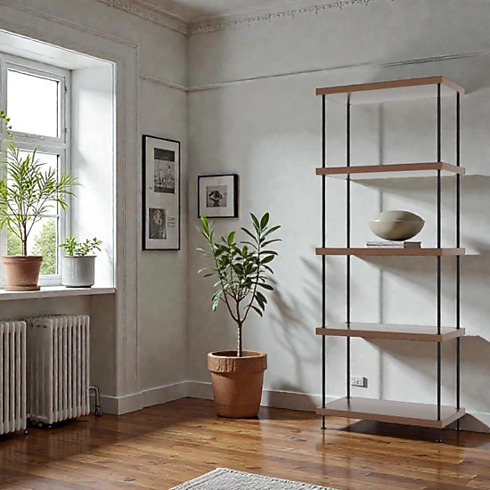 Hivvago Contemporary Metal Frame Storage and Display Shelf Designs