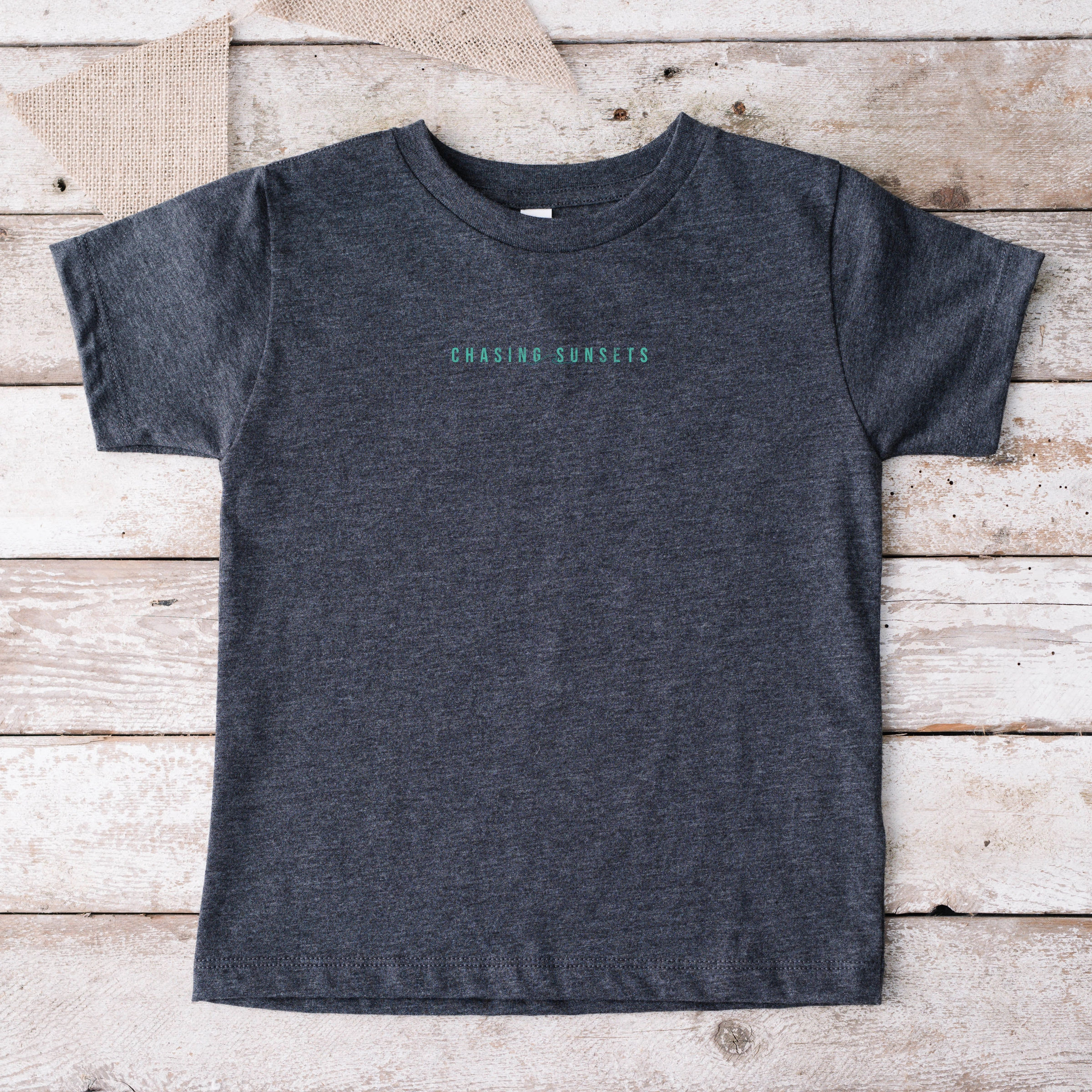 The Juniper Shop - Chasing Sunsets Waves Toddler Short Sleeve Graphic T-Shirt