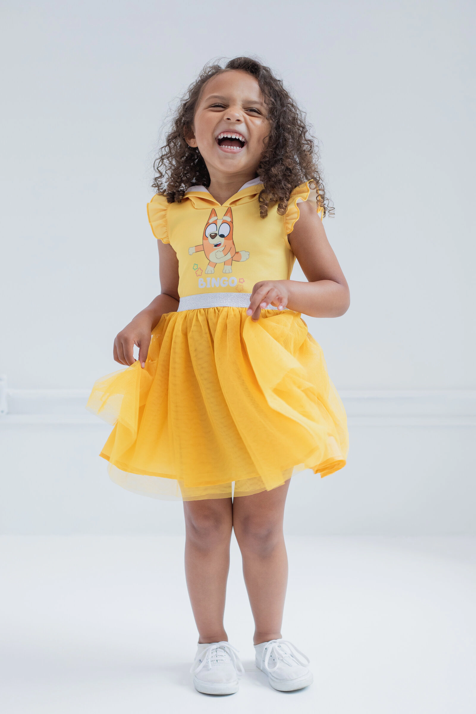 Bluey Girls' Cosplay Hooded Dress