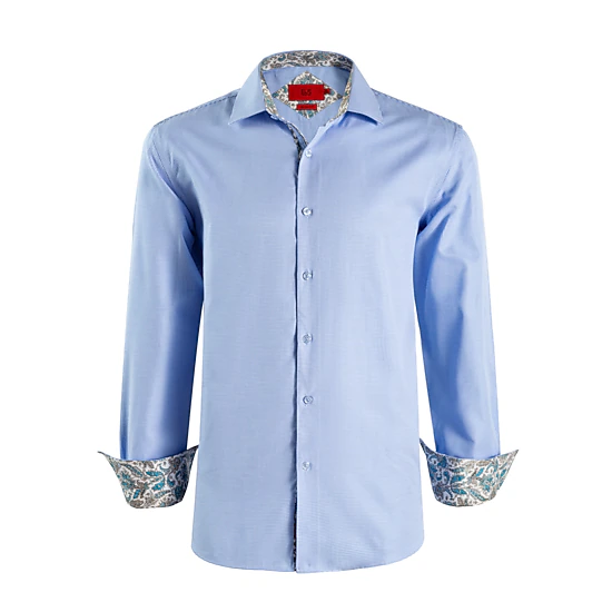 Elie Balleh Boys Slim Fit Houndstooth Button-Down Shirt