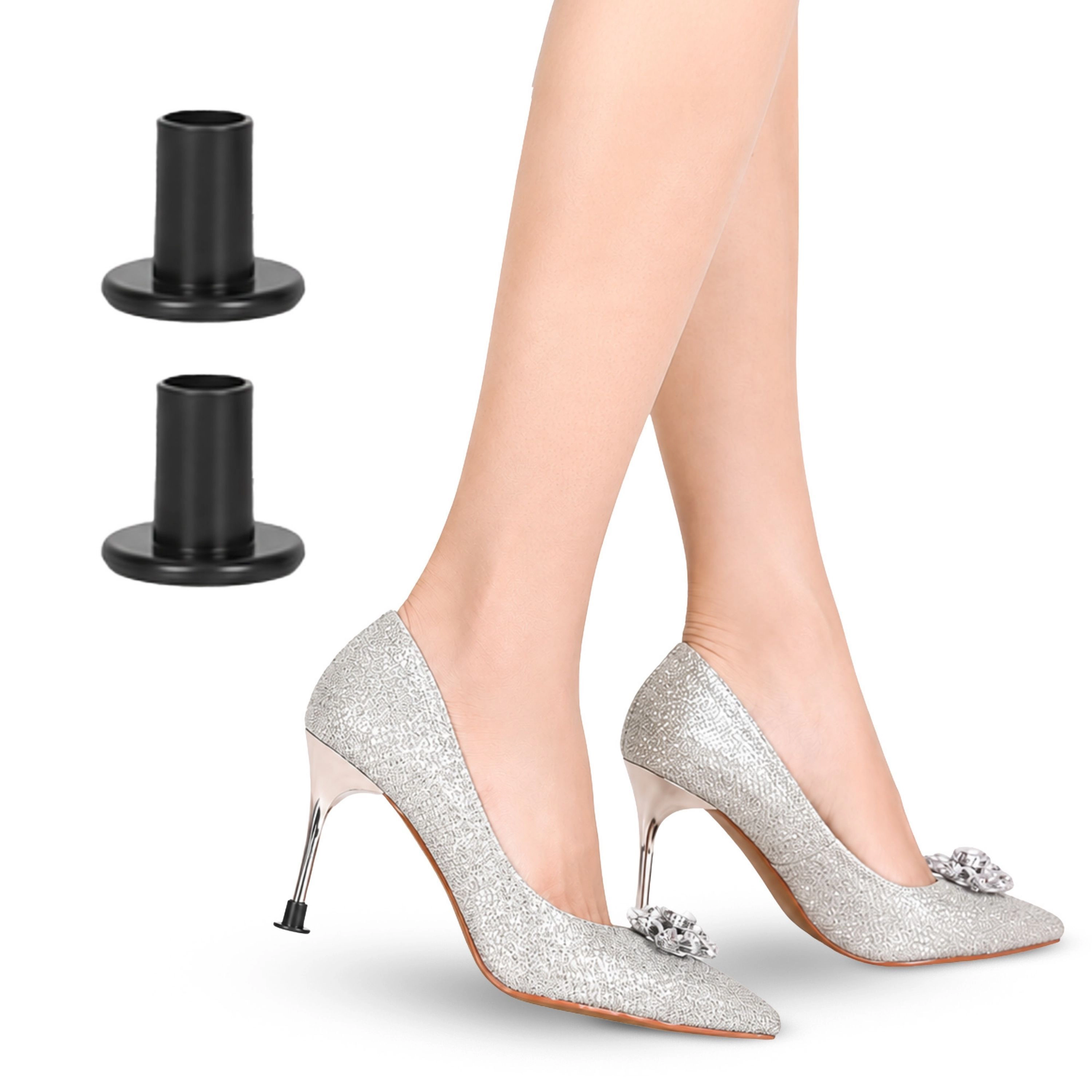 LECHERY Women's 3 Pairs Round Heel Protectors