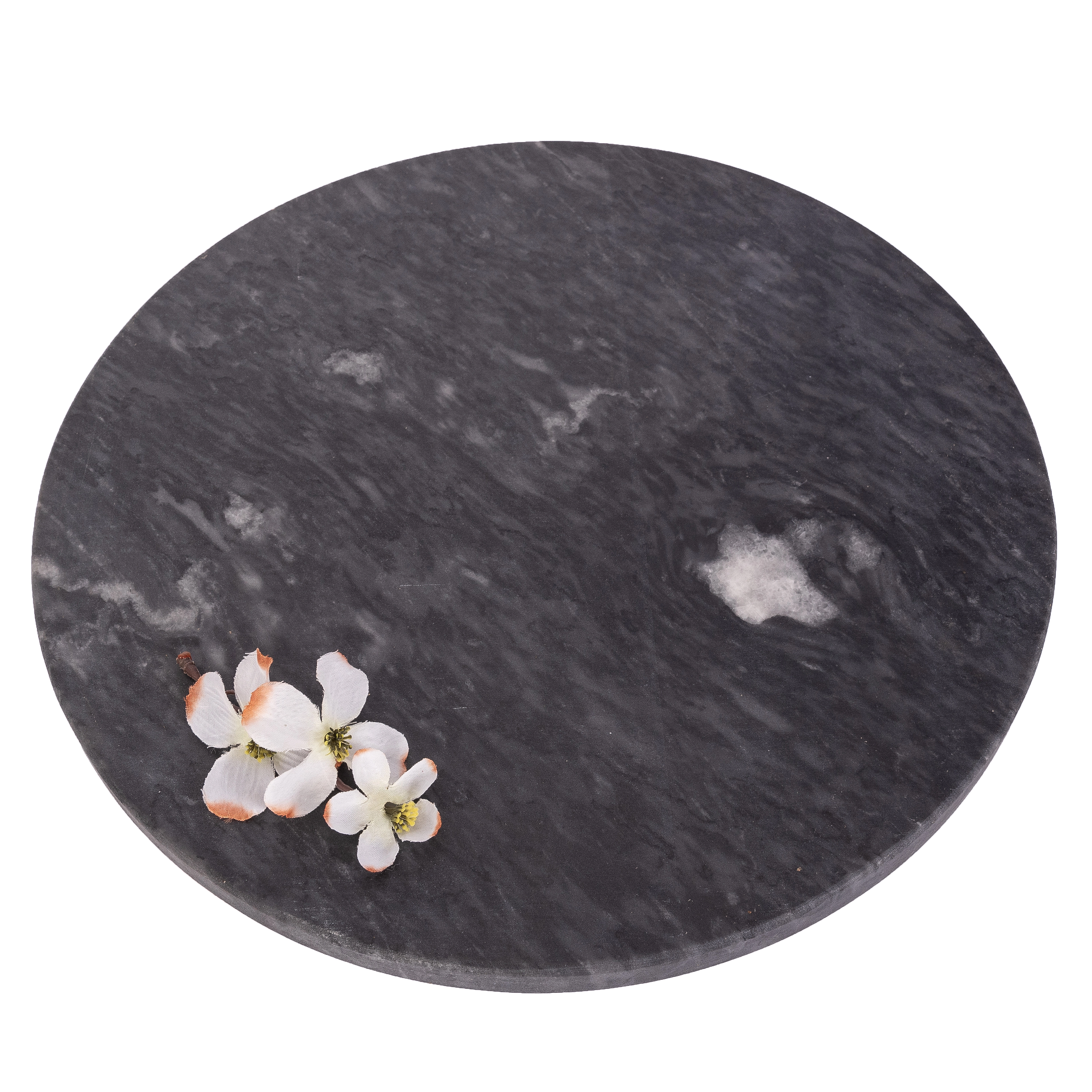 Saboga Home™ Round Marble Tray